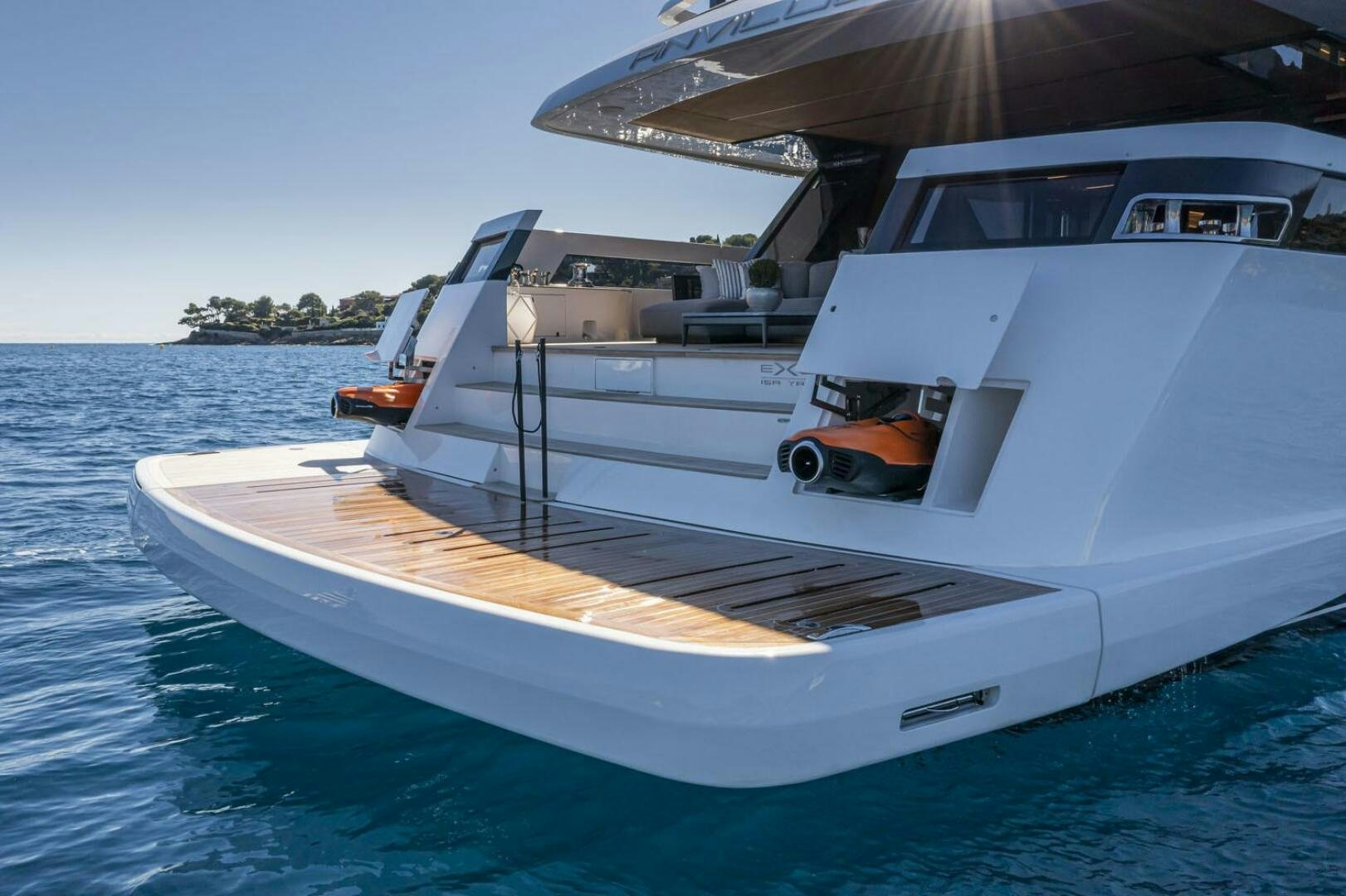 a boat on the water aboard X96 TRIPLEX Yacht for Sale