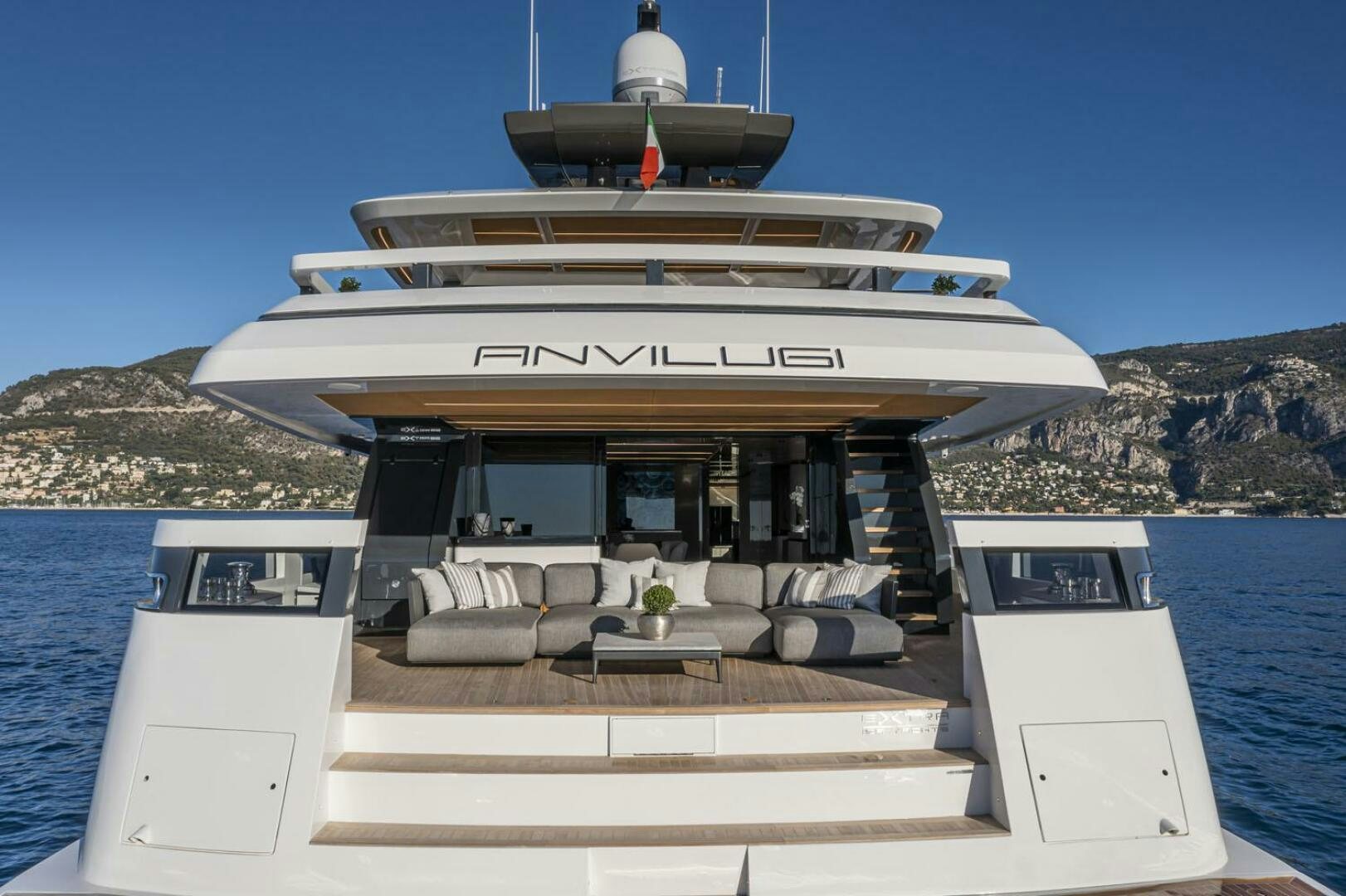 a boat on the water aboard X96 TRIPLEX Yacht for Sale