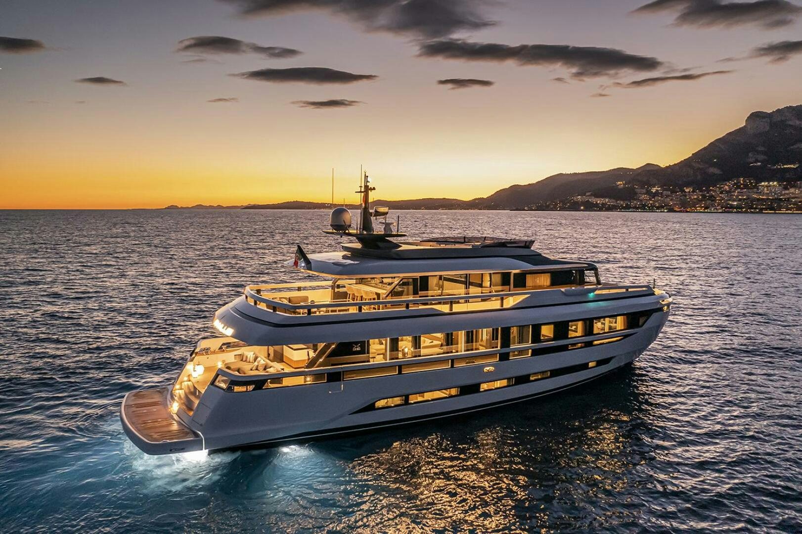 a boat in the water aboard X96 TRIPLEX Yacht for Sale