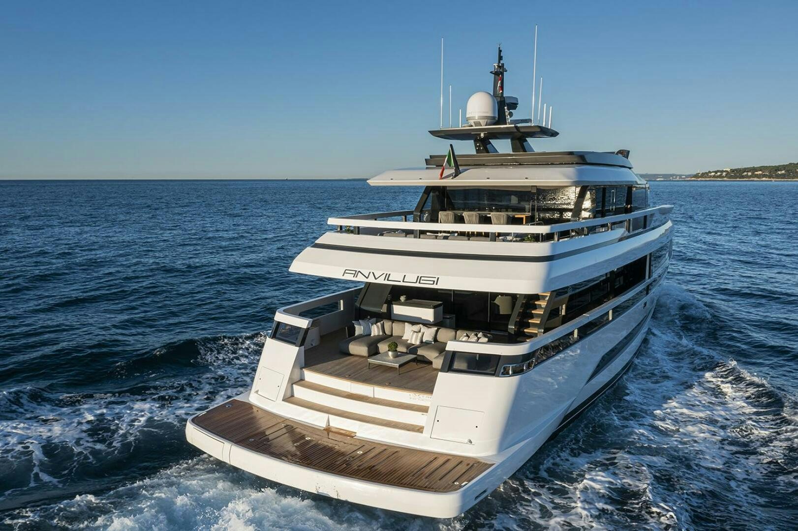 a boat on the water aboard X96 TRIPLEX Yacht for Sale