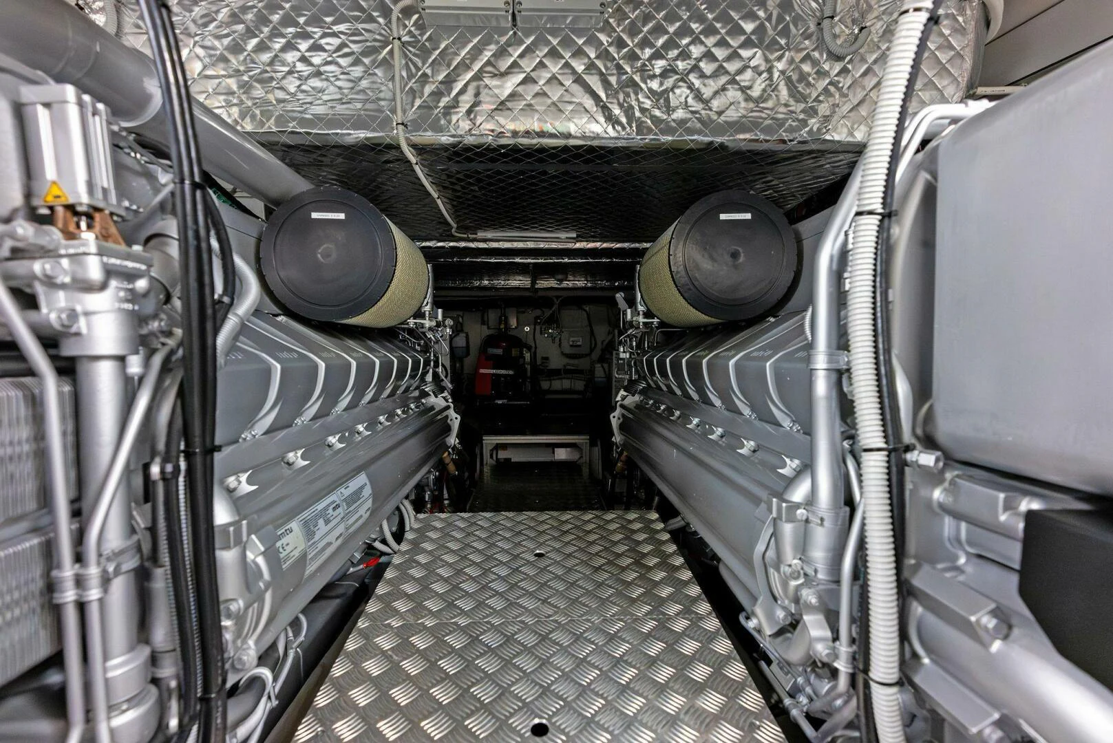 a close-up of a car aboard OUR TRADE Yacht for Sale