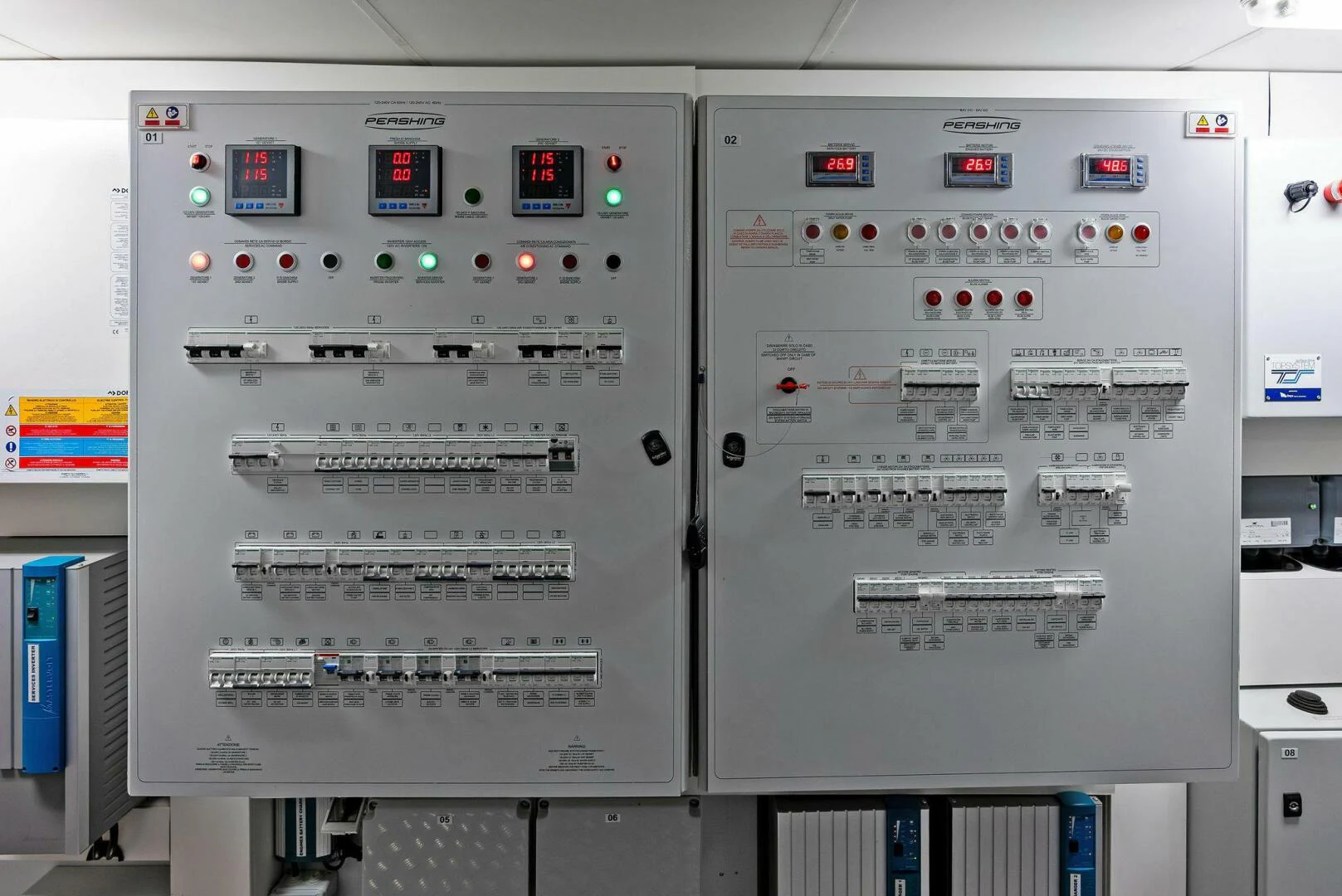 a machine with buttons aboard OUR TRADE Yacht for Sale