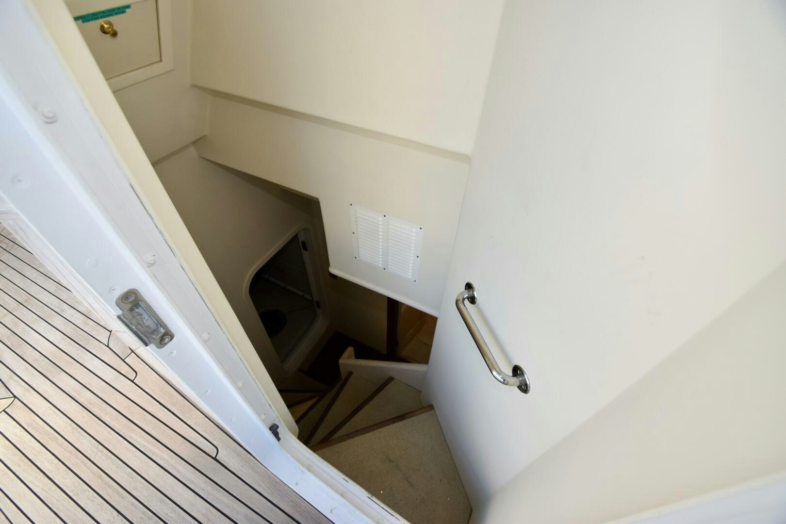 a door with a handle aboard BLUE SEAS Yacht for Sale