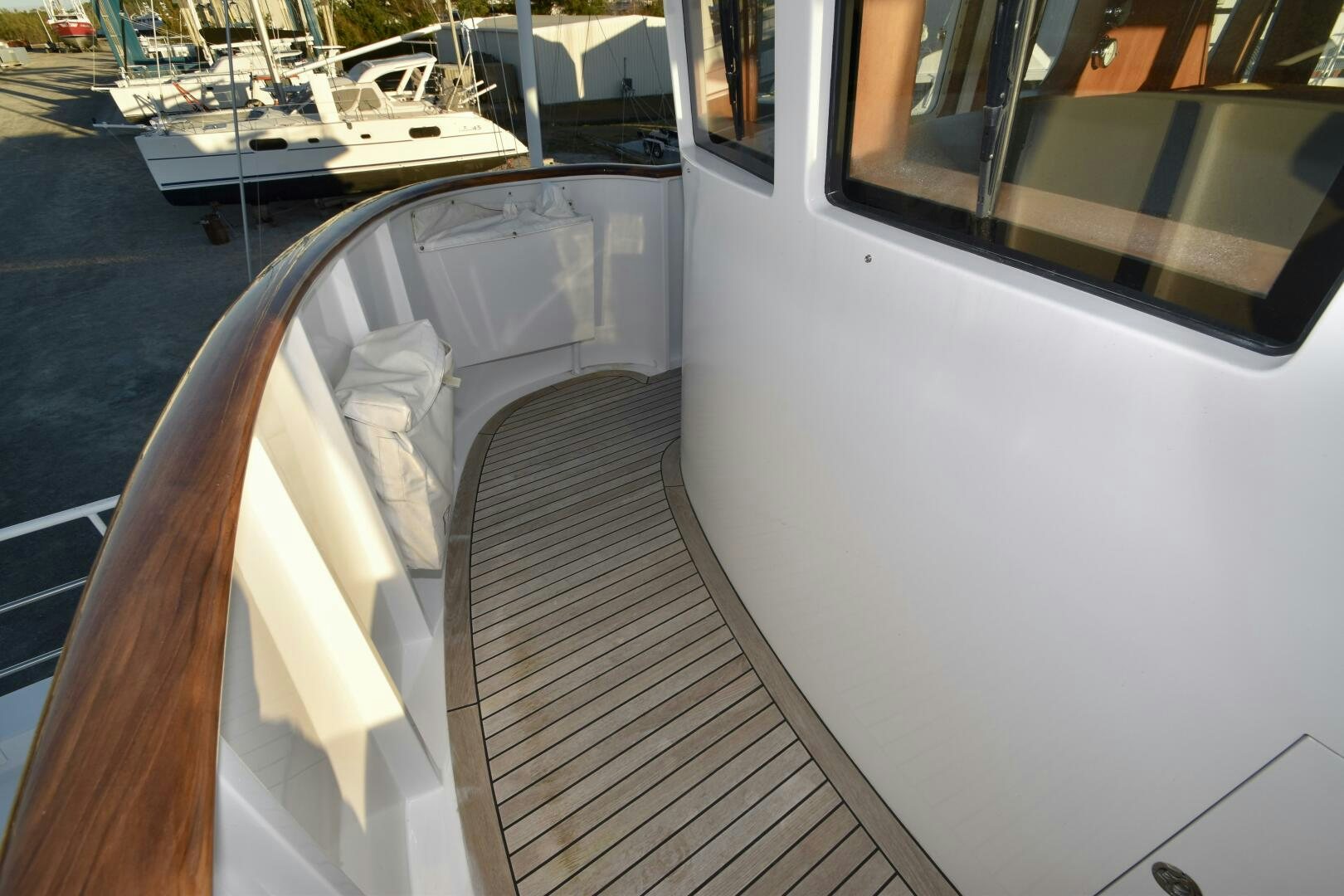 a boat on the water aboard BLUE SEAS Yacht for Sale