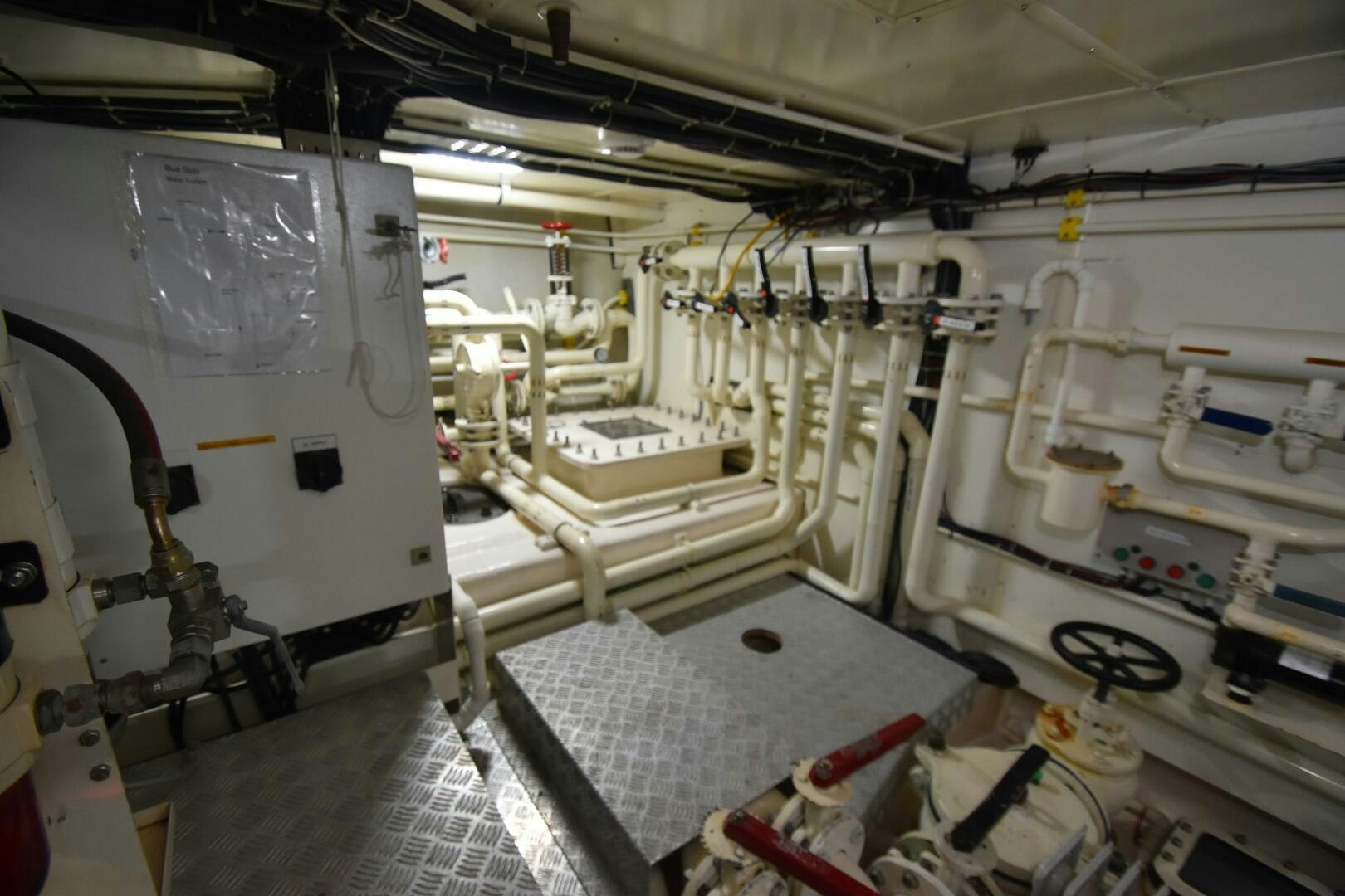a room with machinery aboard BLUE SEAS Yacht for Sale