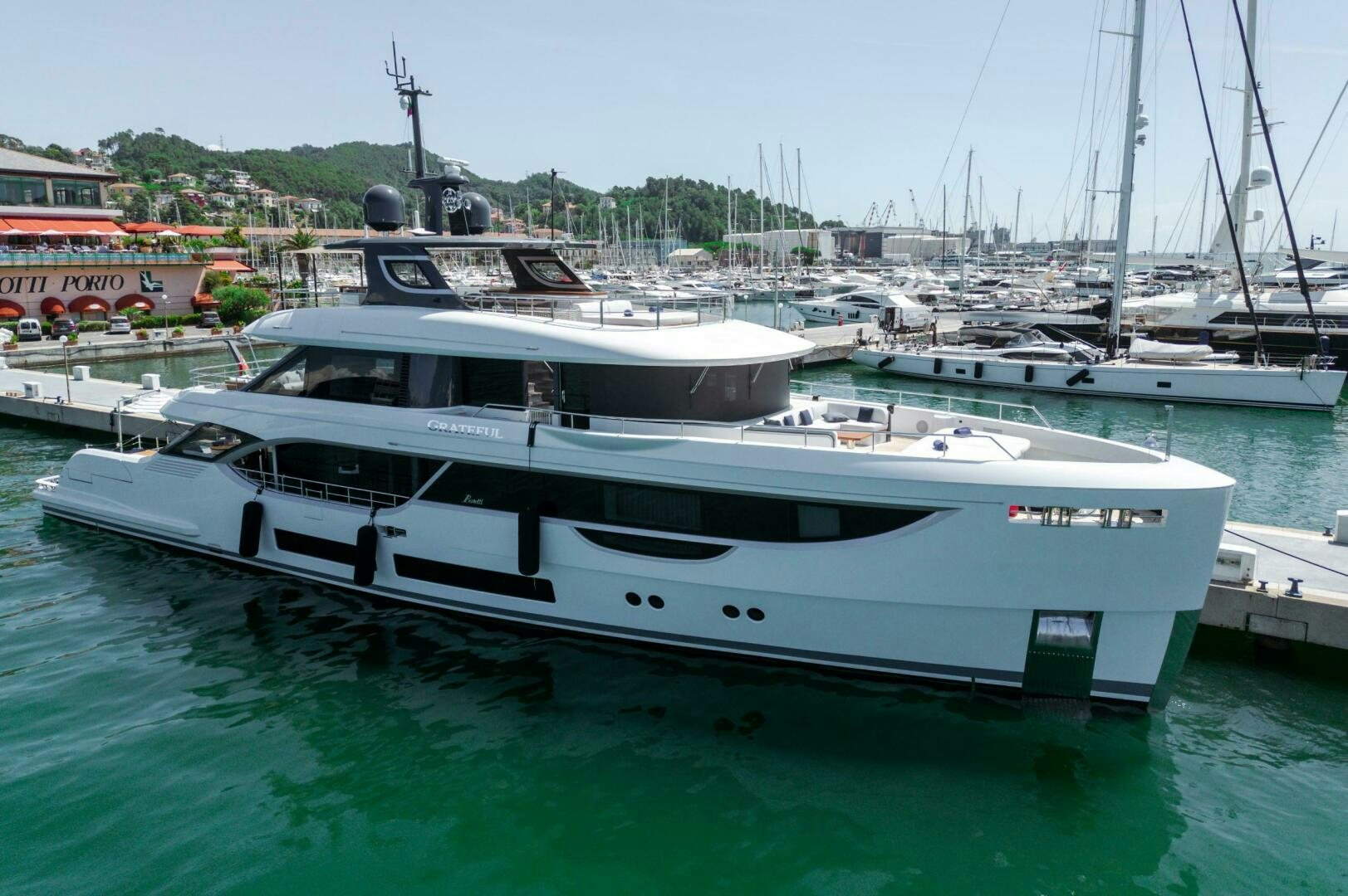 a boat in the water aboard SEAESTA Yacht for Sale