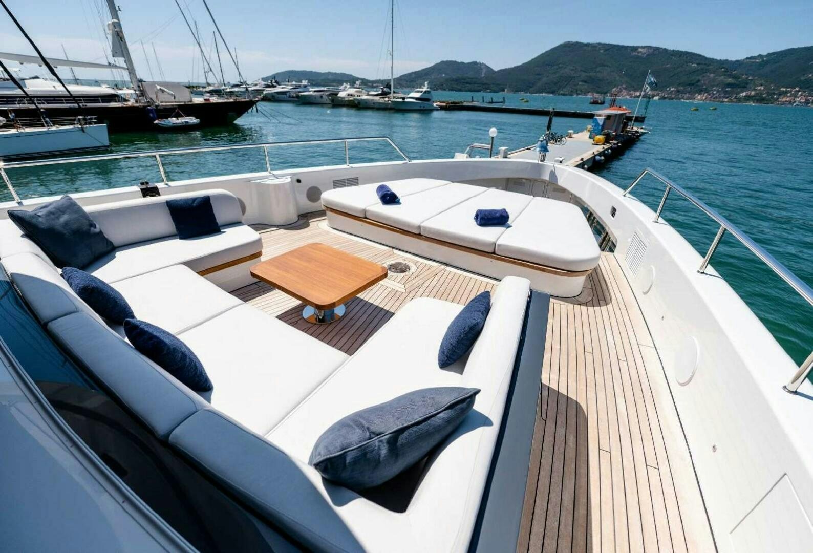 a boat on the water aboard SEAESTA Yacht for Sale
