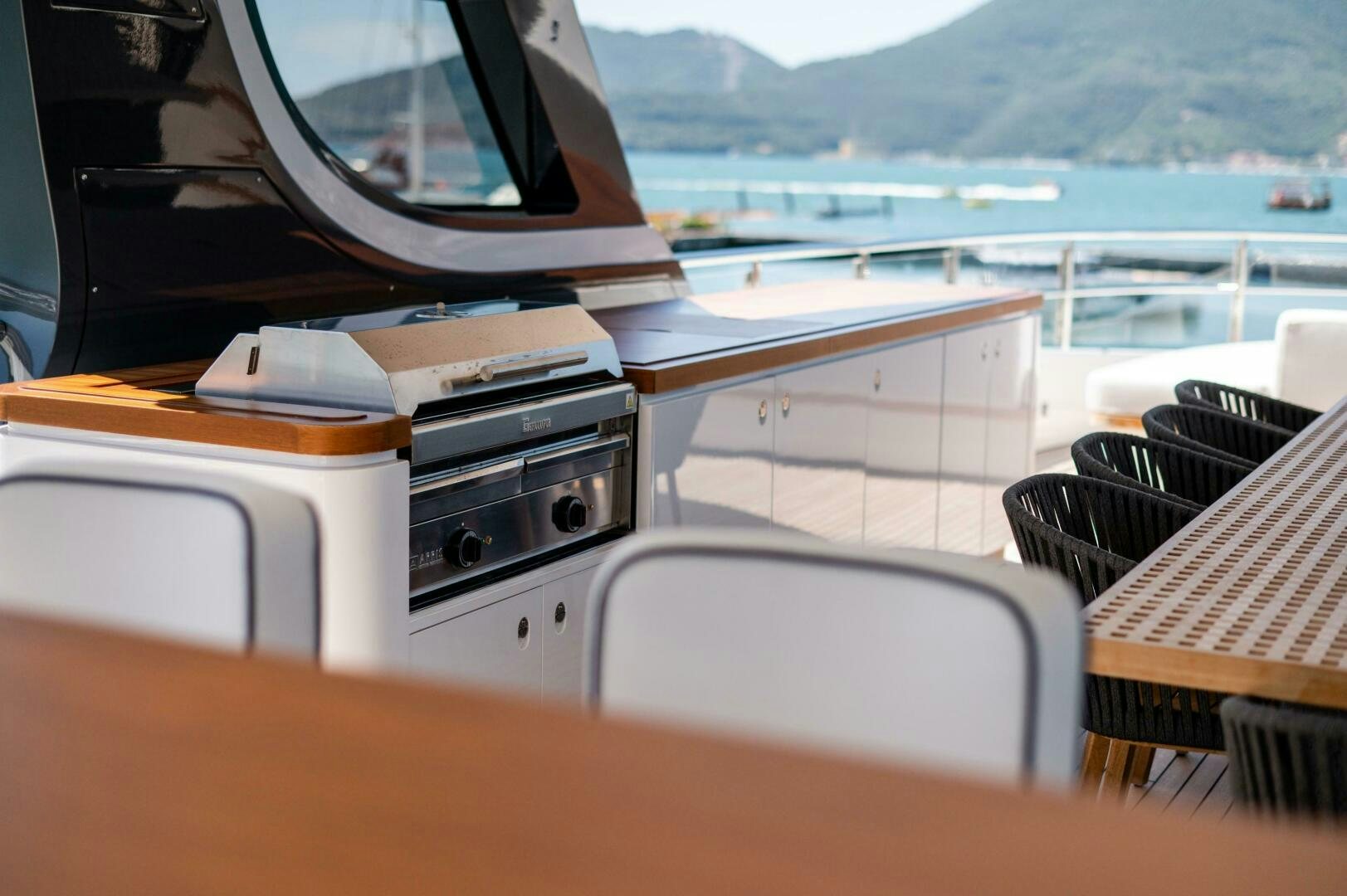 a boat on the water aboard SEAESTA Yacht for Sale