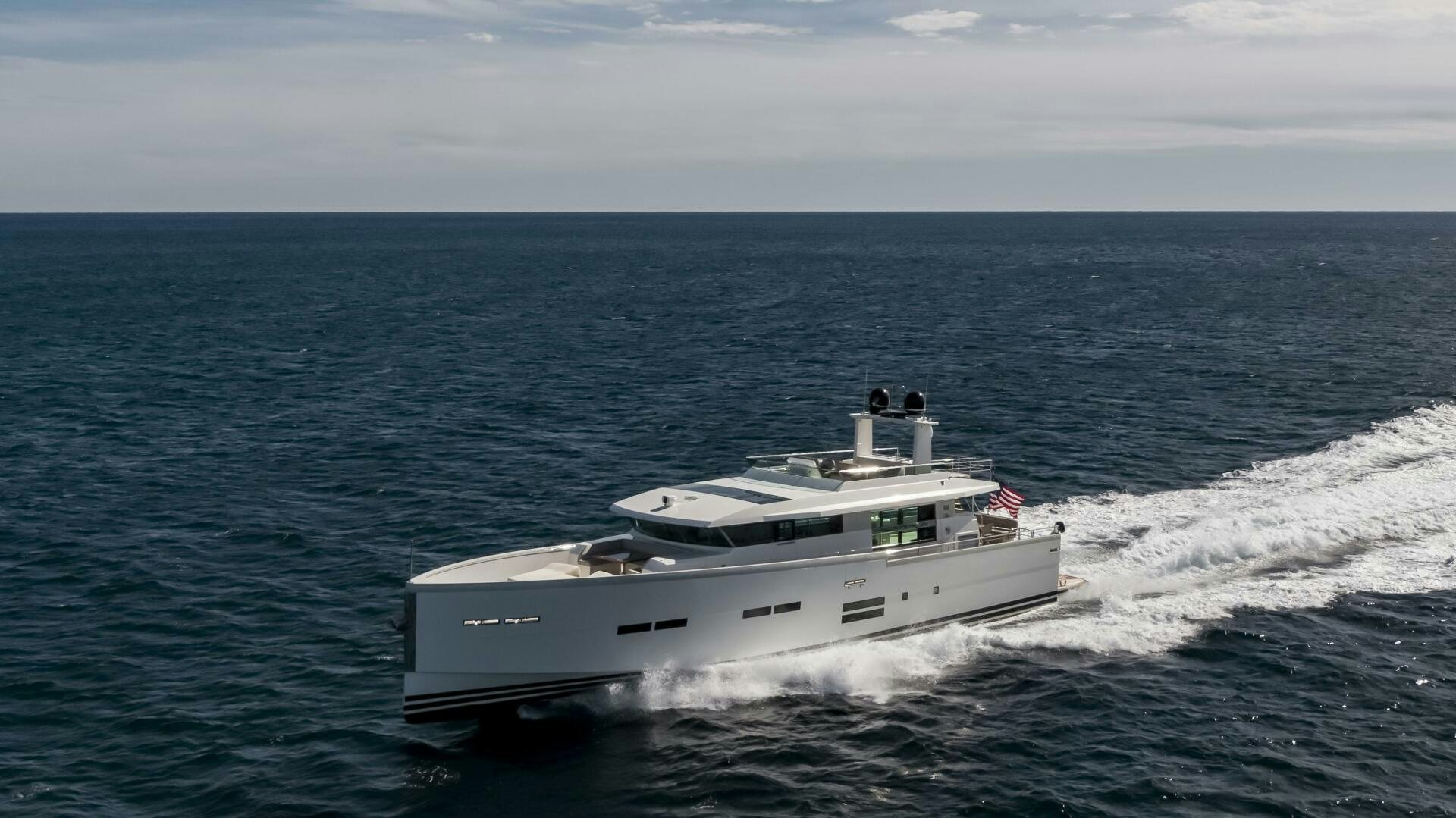 a boat in the water aboard SEABISCUIT Yacht for Sale