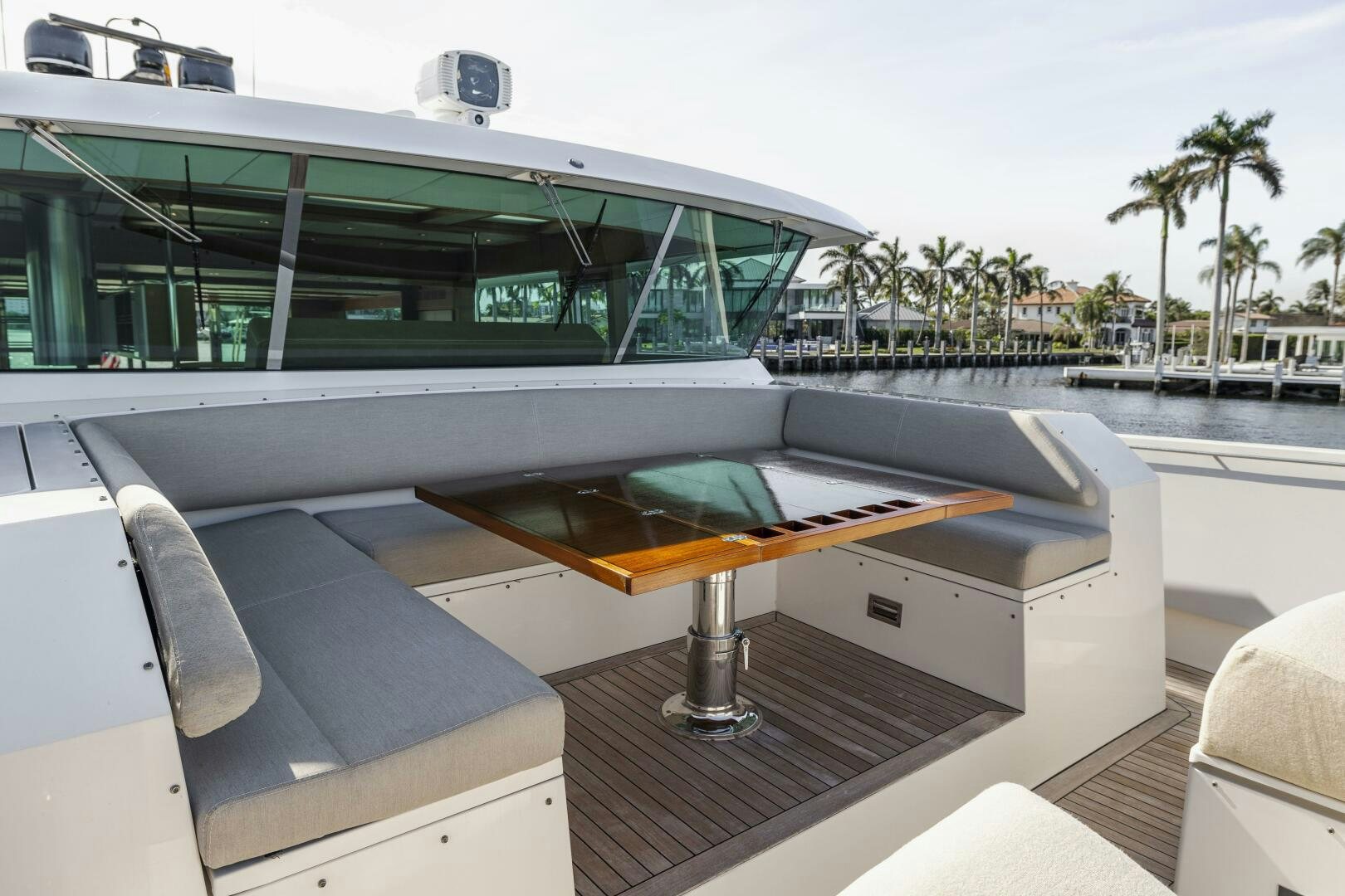 a boat on a boat aboard SEABISCUIT Yacht for Sale