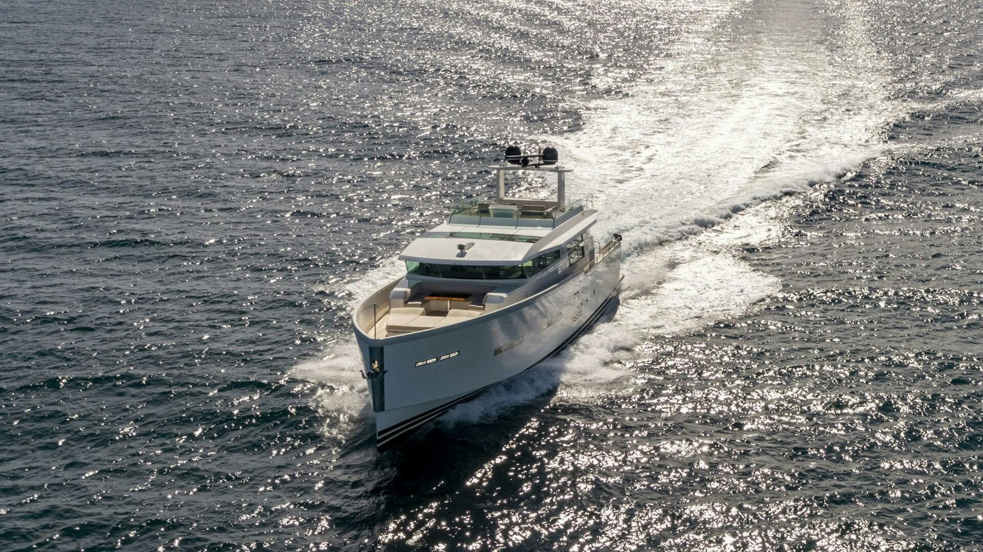 a boat in the water aboard SEABISCUIT Yacht for Sale