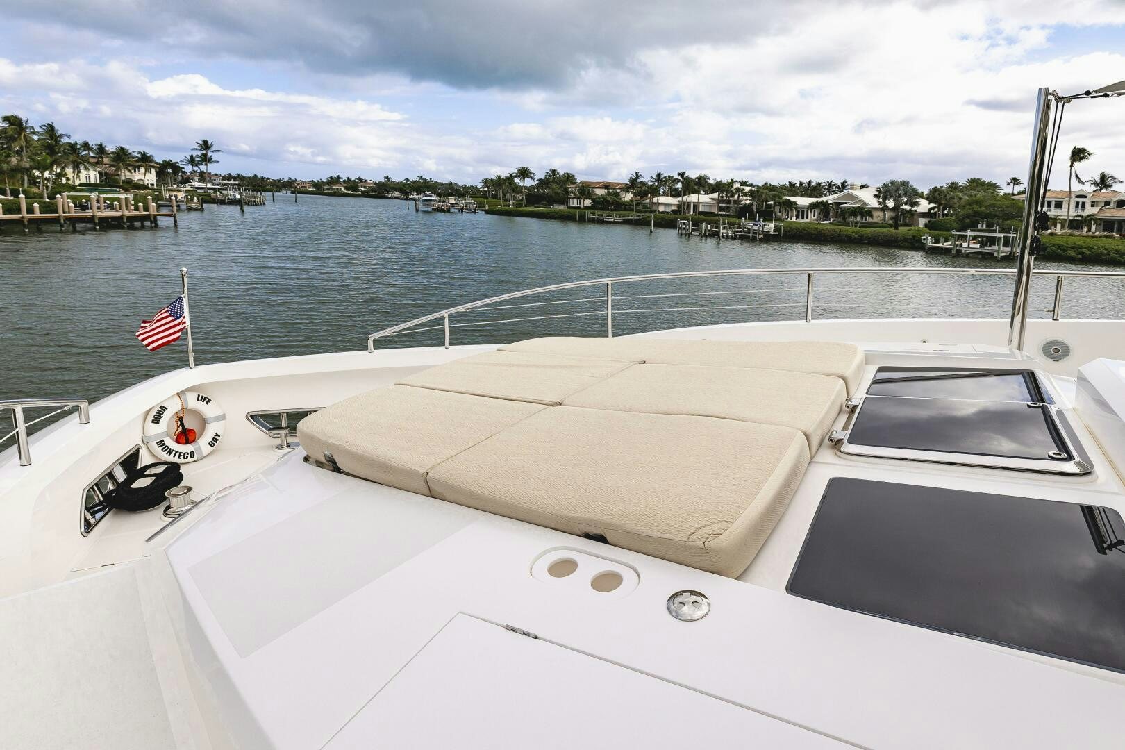 a boat on the water aboard AQUA LIFE Yacht for Sale