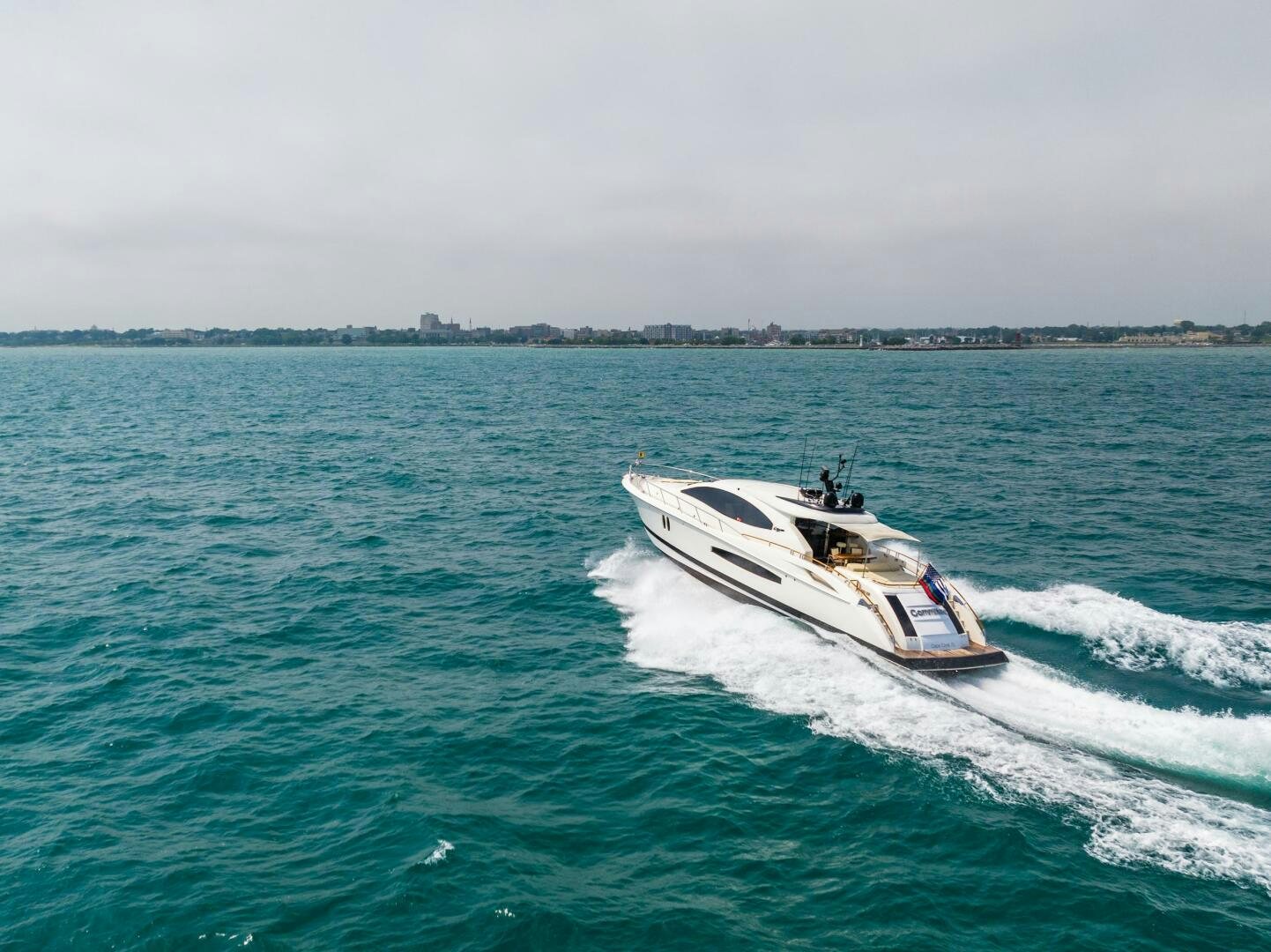 a boat on the water aboard COMMITTED Yacht for Sale