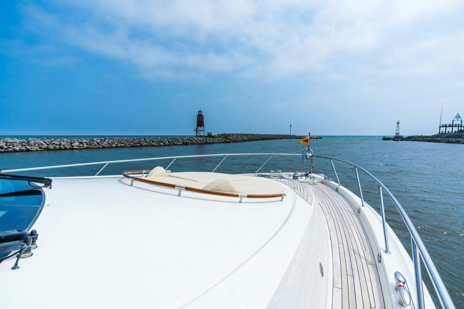 a boat on the water aboard COMMITTED Yacht for Sale