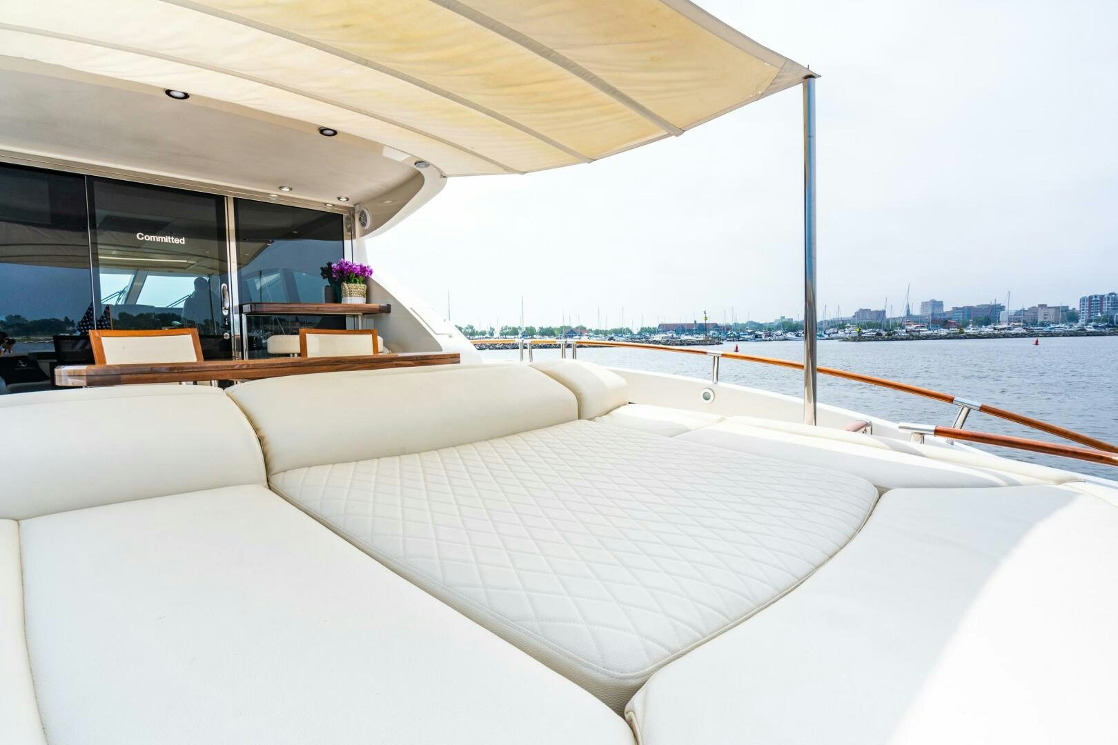 a boat on the water aboard COMMITTED Yacht for Sale