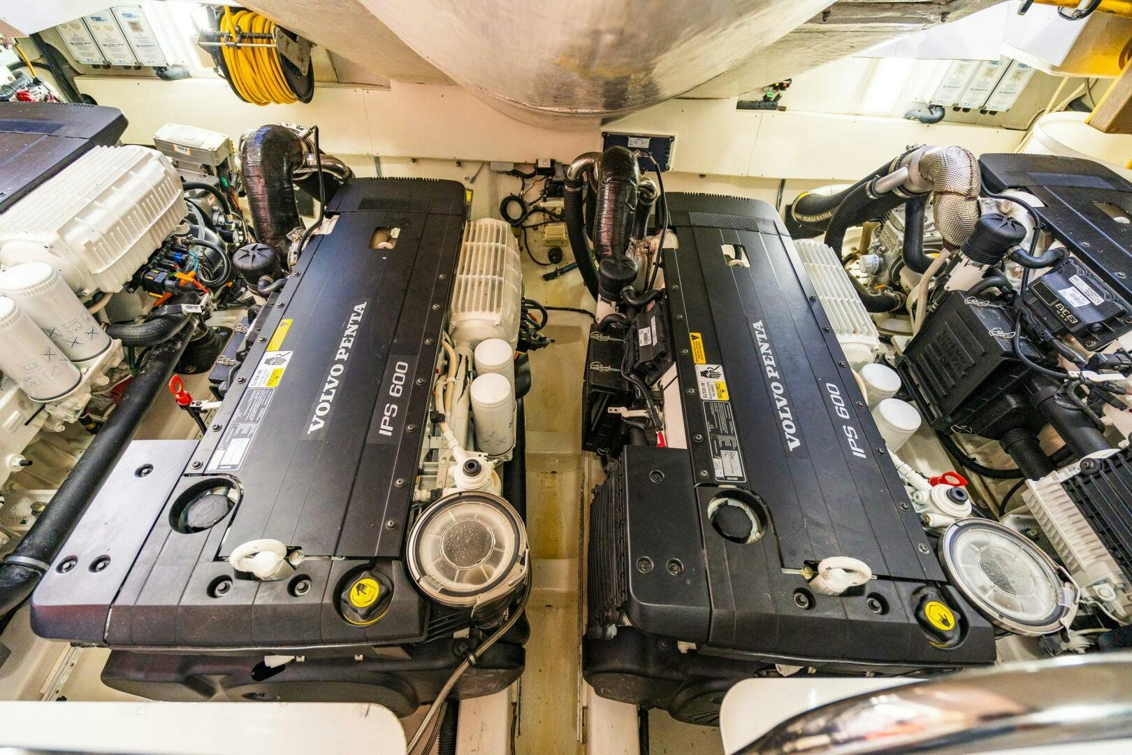 a machine with wires aboard COMMITTED Yacht for Sale