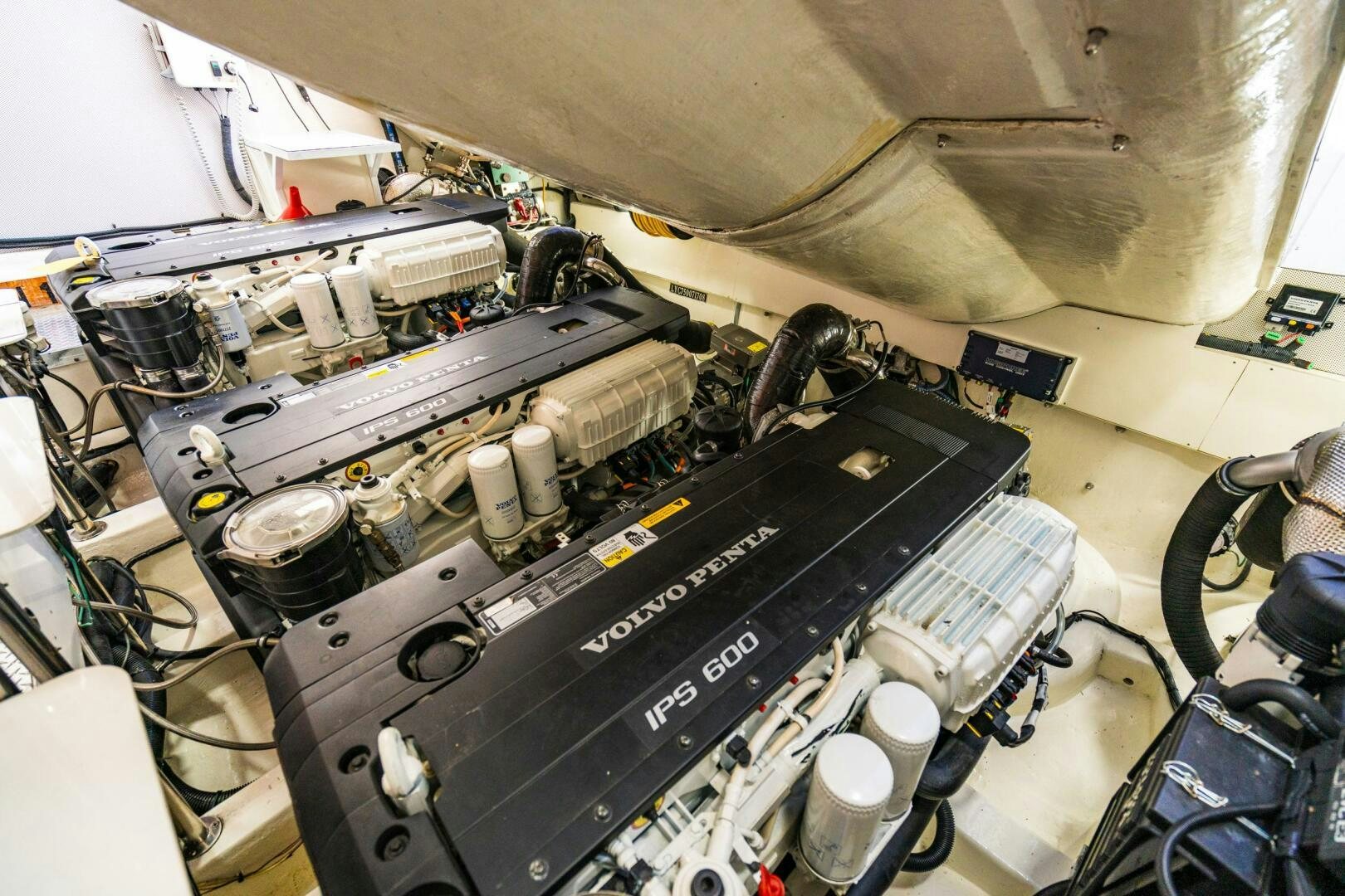 a machine with a large piece of equipment in it aboard COMMITTED Yacht for Sale