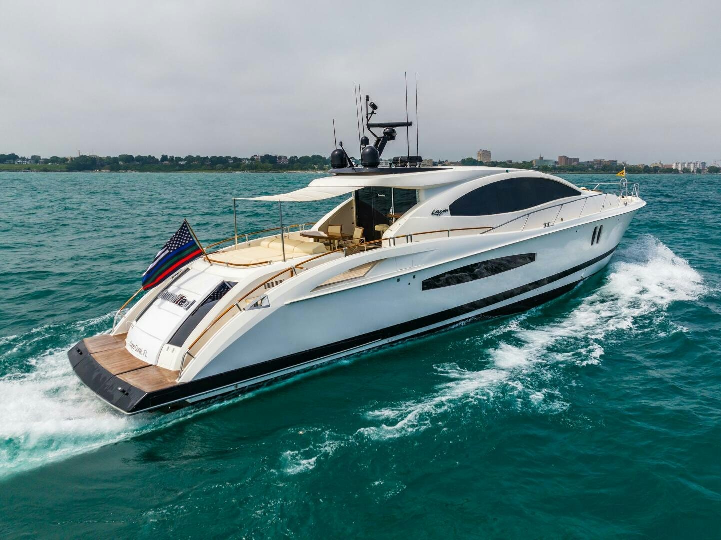 a boat on the water aboard COMMITTED Yacht for Sale
