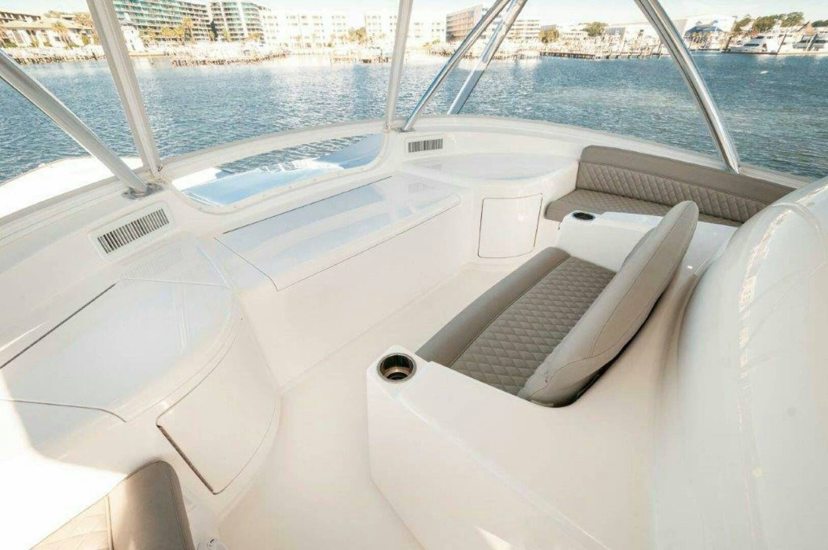 the back of a boat aboard FLEUR DE LIS Yacht for Sale