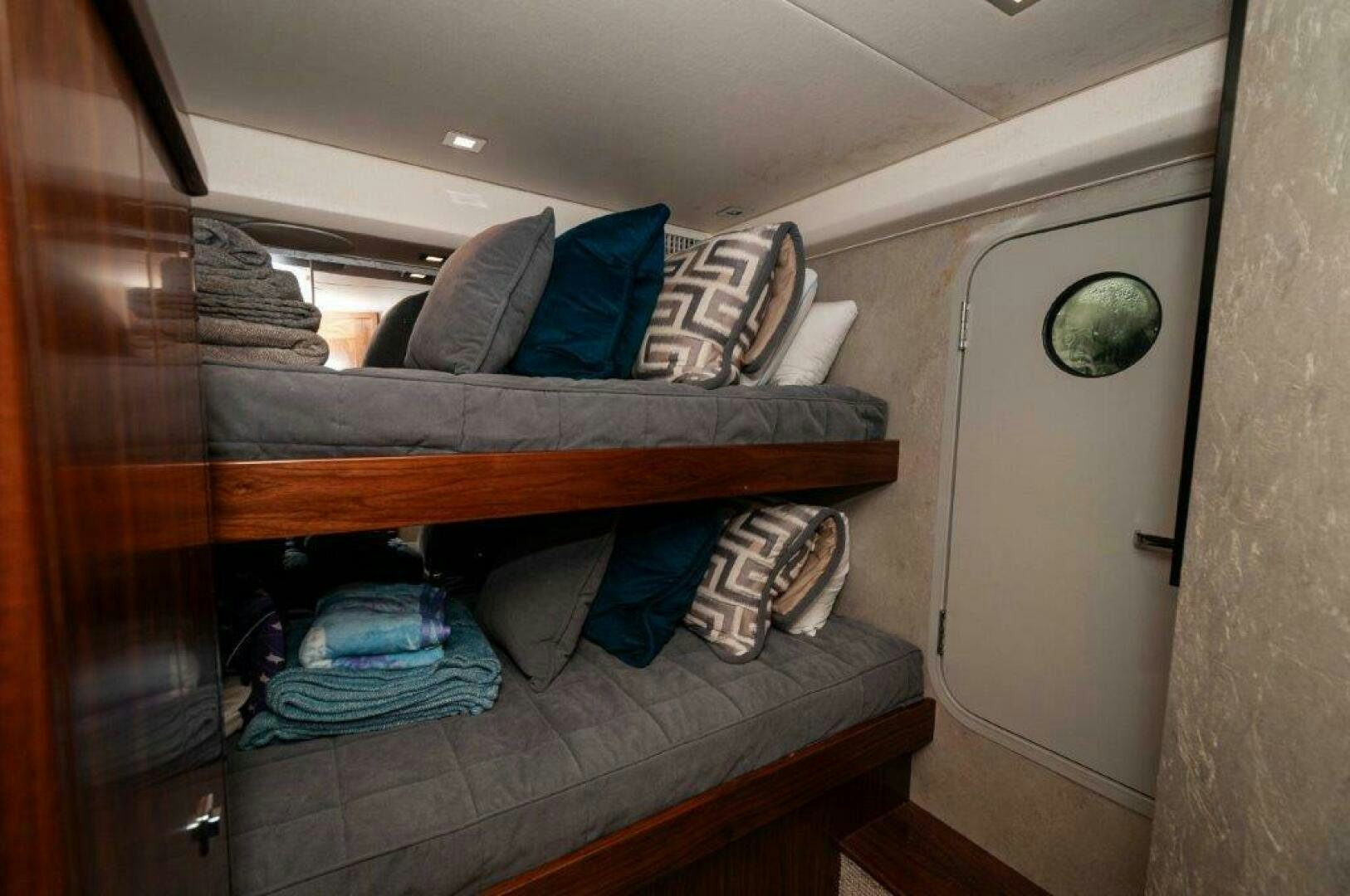 a seat in a car aboard FLEUR DE LIS Yacht for Sale