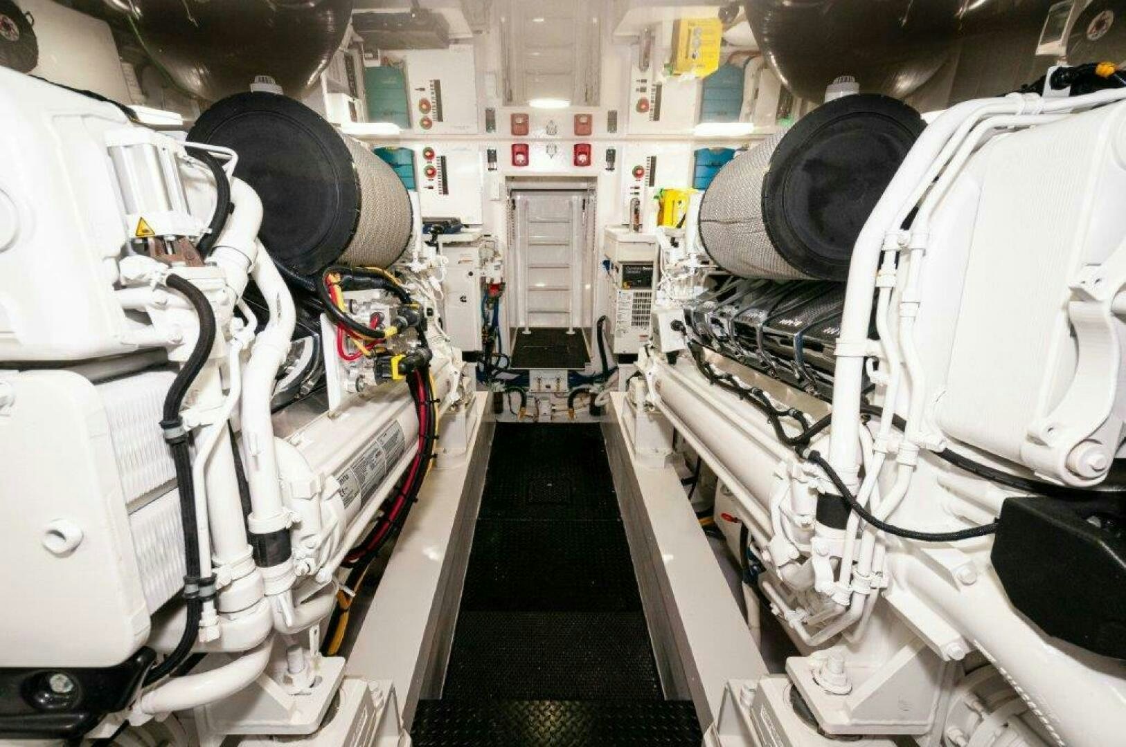 a room with several machines aboard FLEUR DE LIS Yacht for Sale