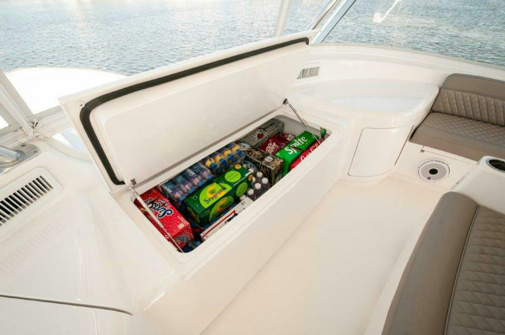 a close-up of a white phone aboard FLEUR DE LIS Yacht for Sale