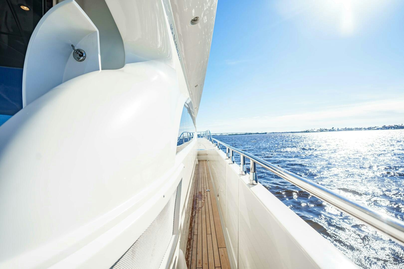 a boat on the water aboard SERENITY Yacht for Sale