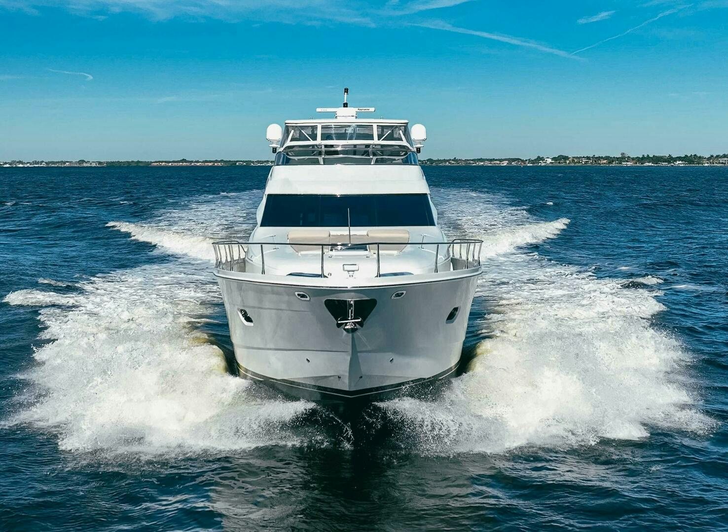 a boat on the water aboard SERENITY Yacht for Sale