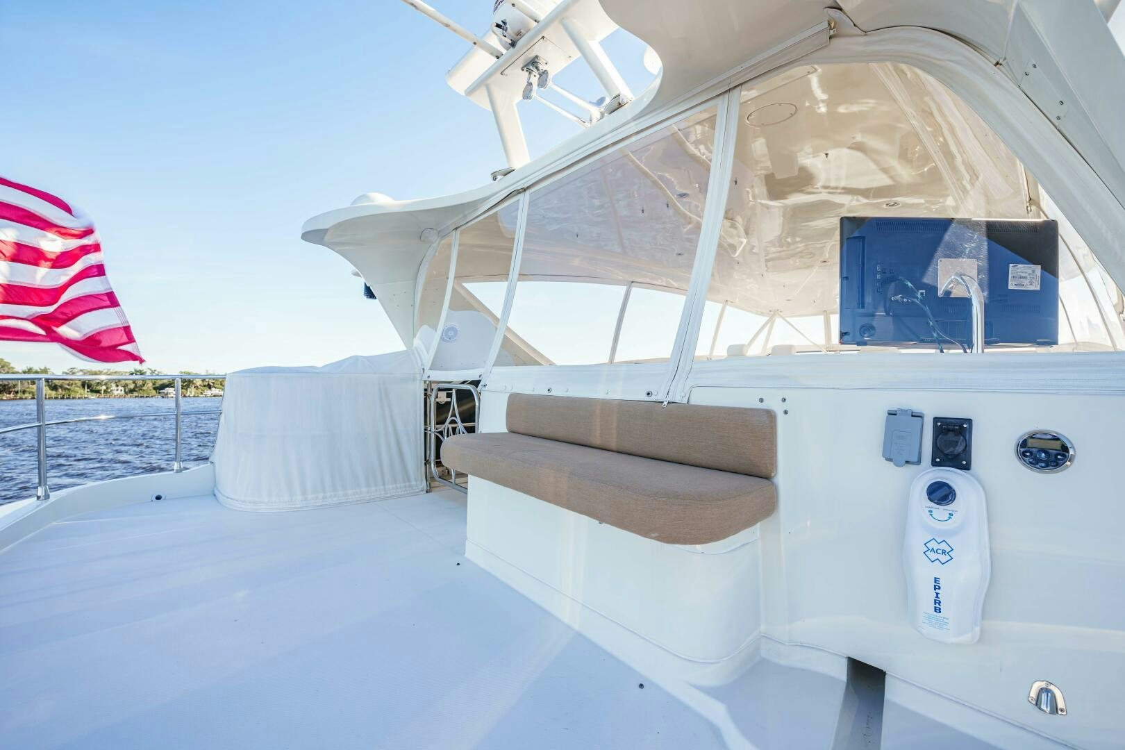 a boat on the water aboard SERENITY Yacht for Sale