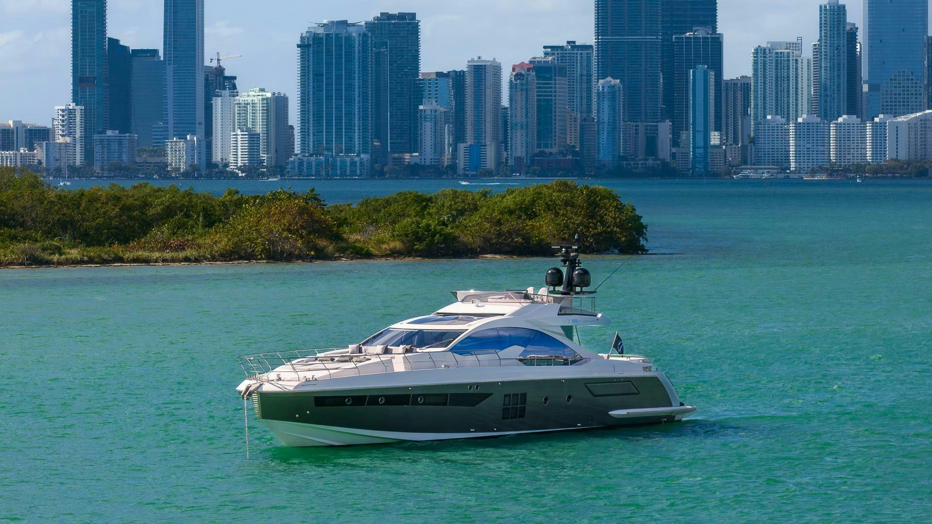 a boat in the water aboard DEVENZO Yacht for Sale