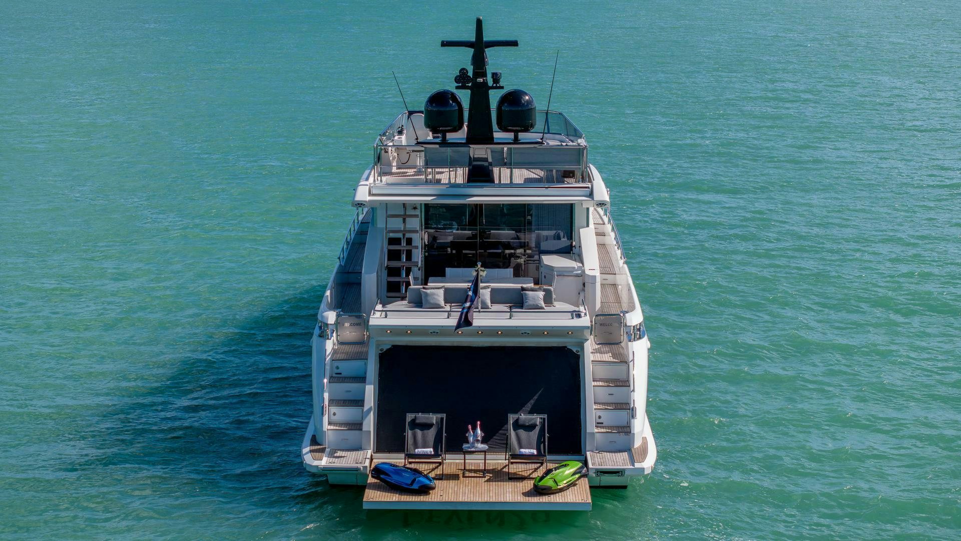 a boat on the water aboard DEVENZO Yacht for Sale