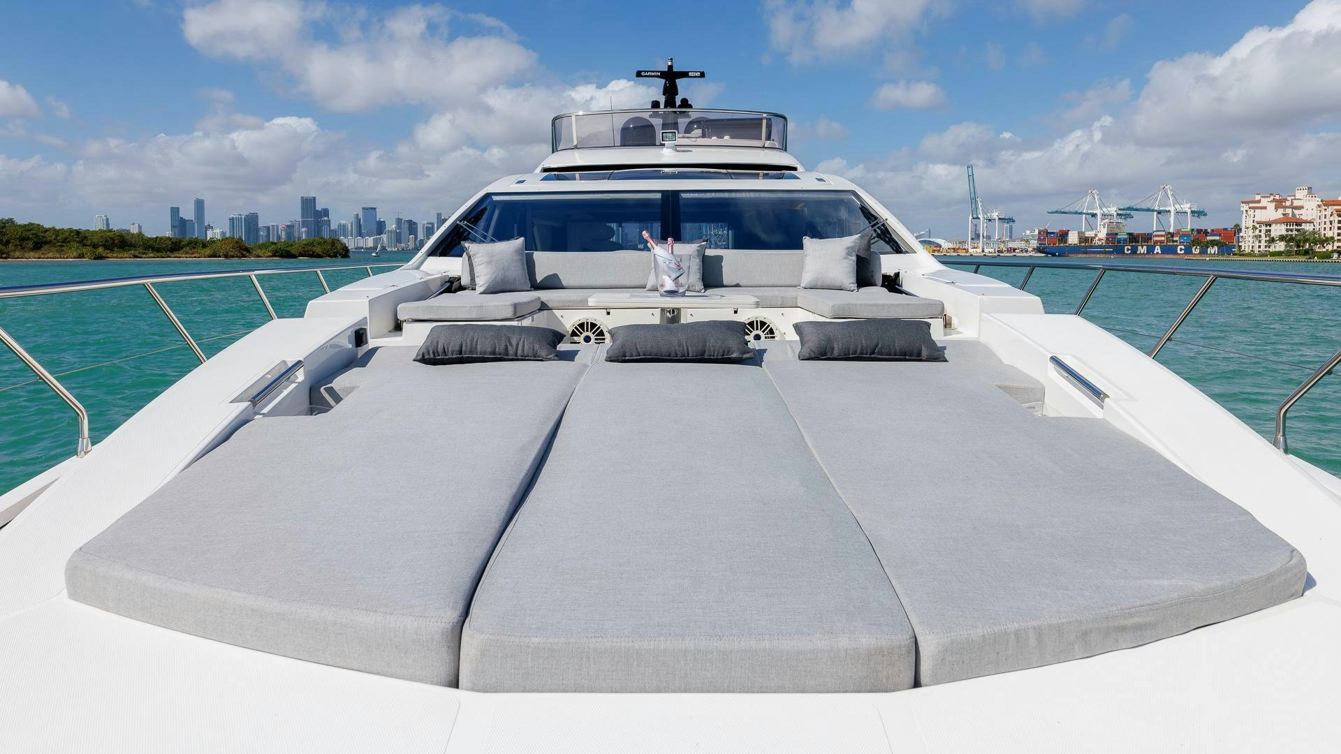 a boat on the water aboard DEVENZO Yacht for Sale