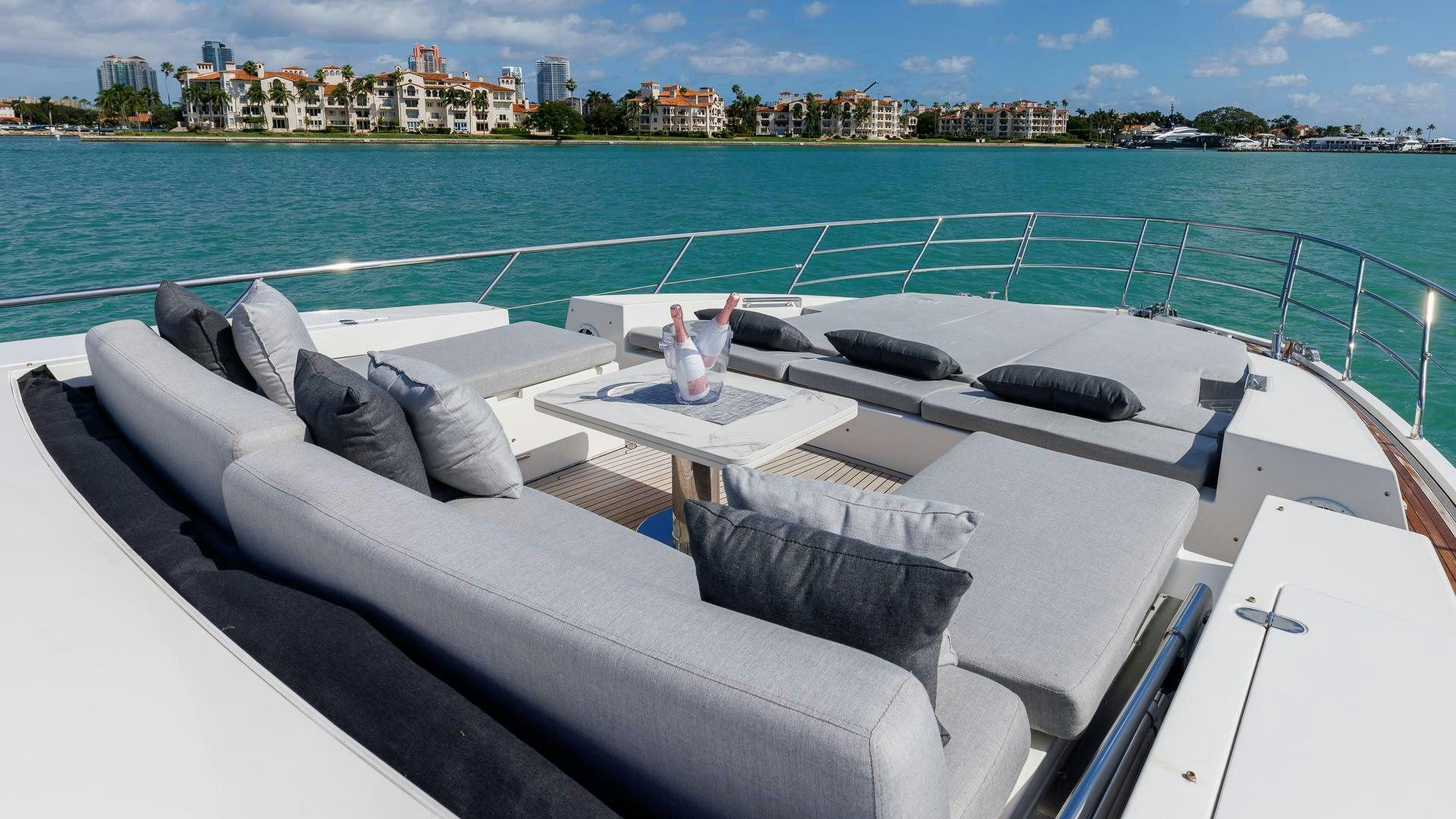a boat on the water aboard DEVENZO Yacht for Sale