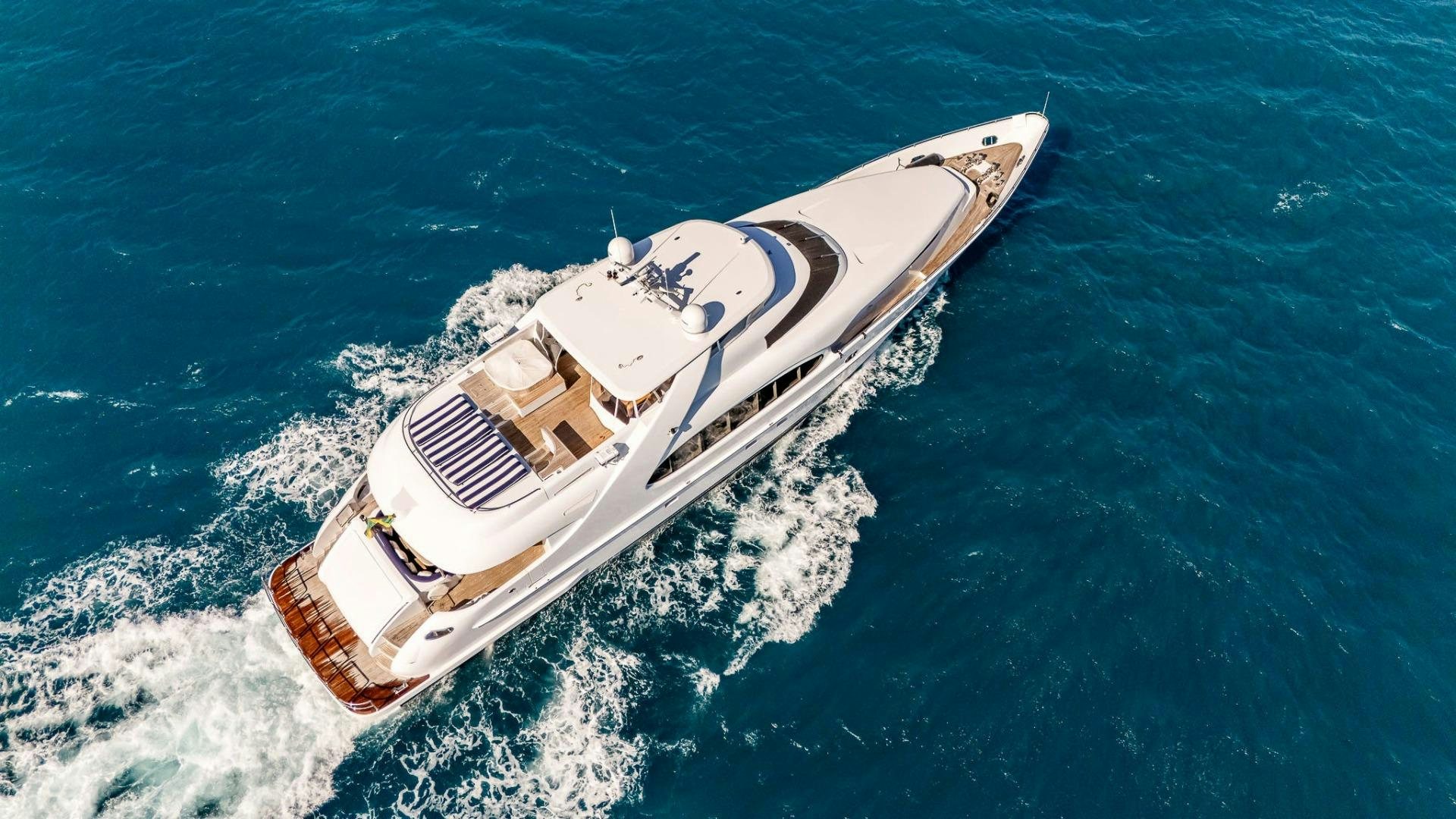 a boat on the water aboard GRANDEUR Yacht for Sale