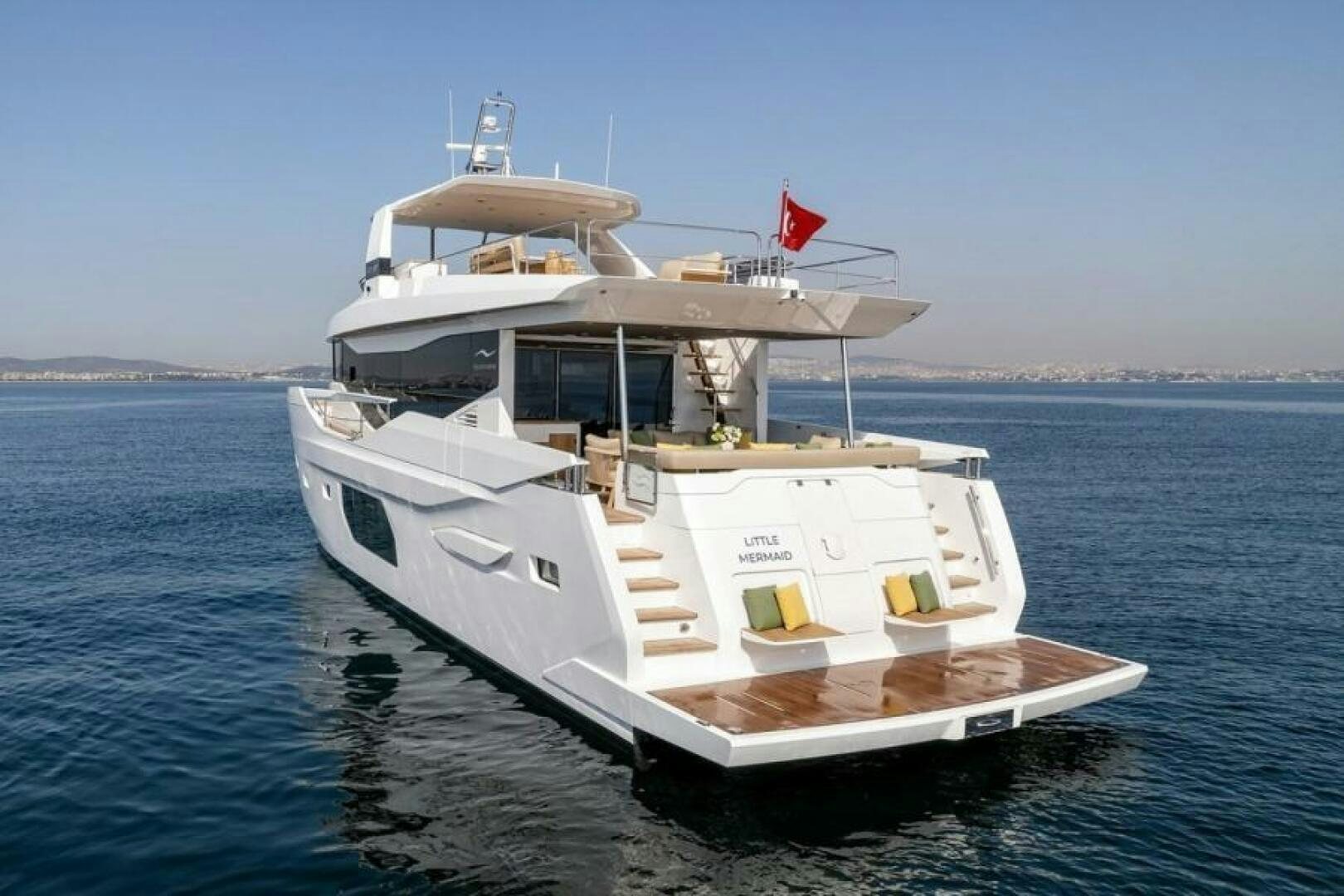 a boat on the water aboard NUMARINE 22XP/07 Yacht for Sale
