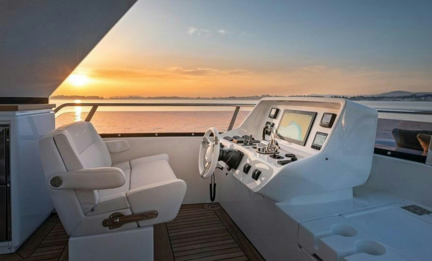 a cockpit of a plane aboard NUMARINE 22XP/07 Yacht for Sale