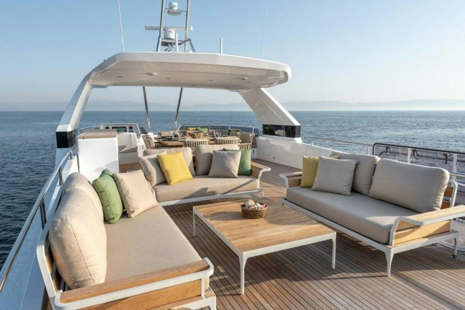 a boat on a boat aboard NUMARINE 22XP/07 Yacht for Sale