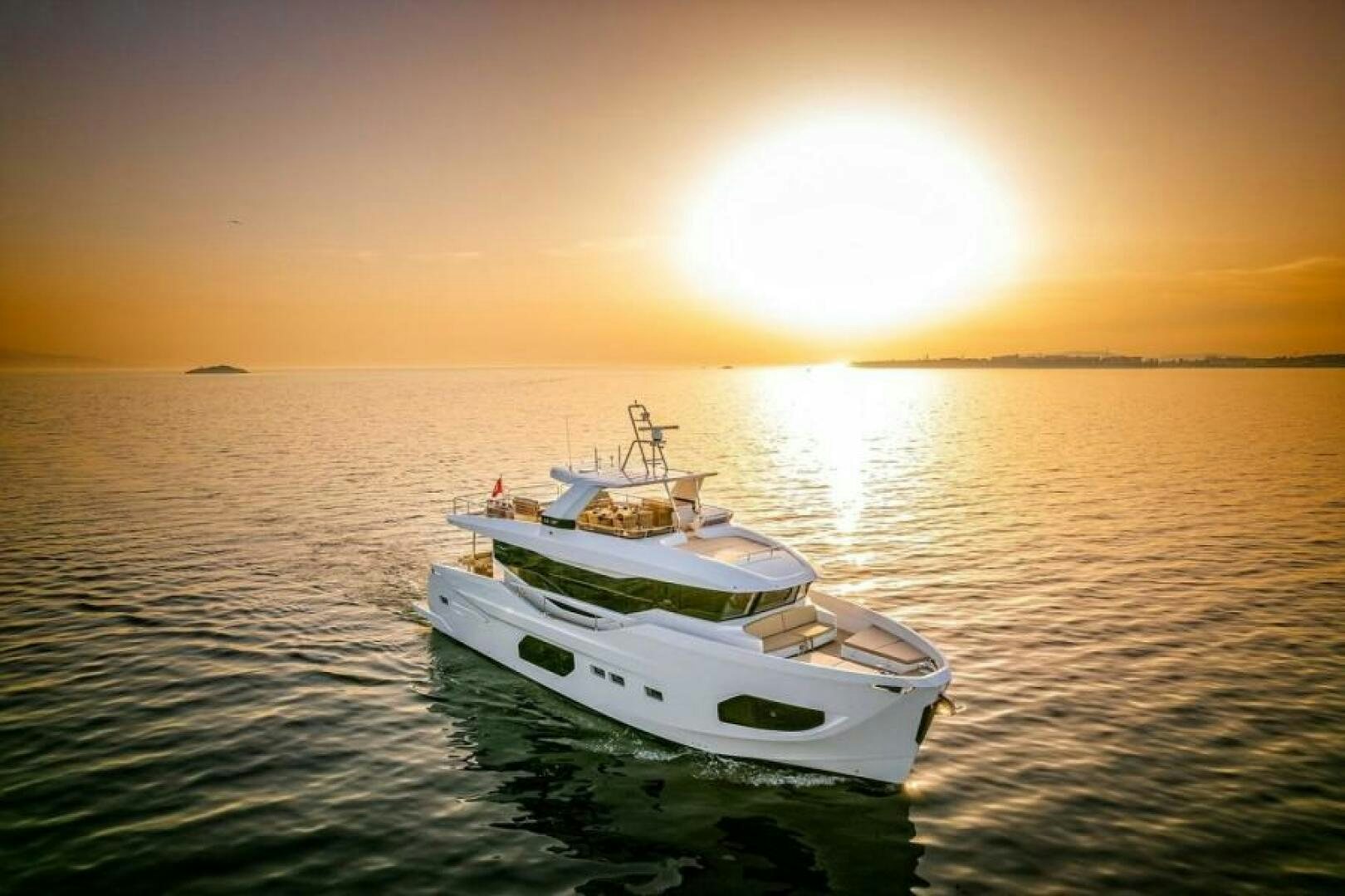 a boat in the water aboard NUMARINE 22XP/07 Yacht for Sale