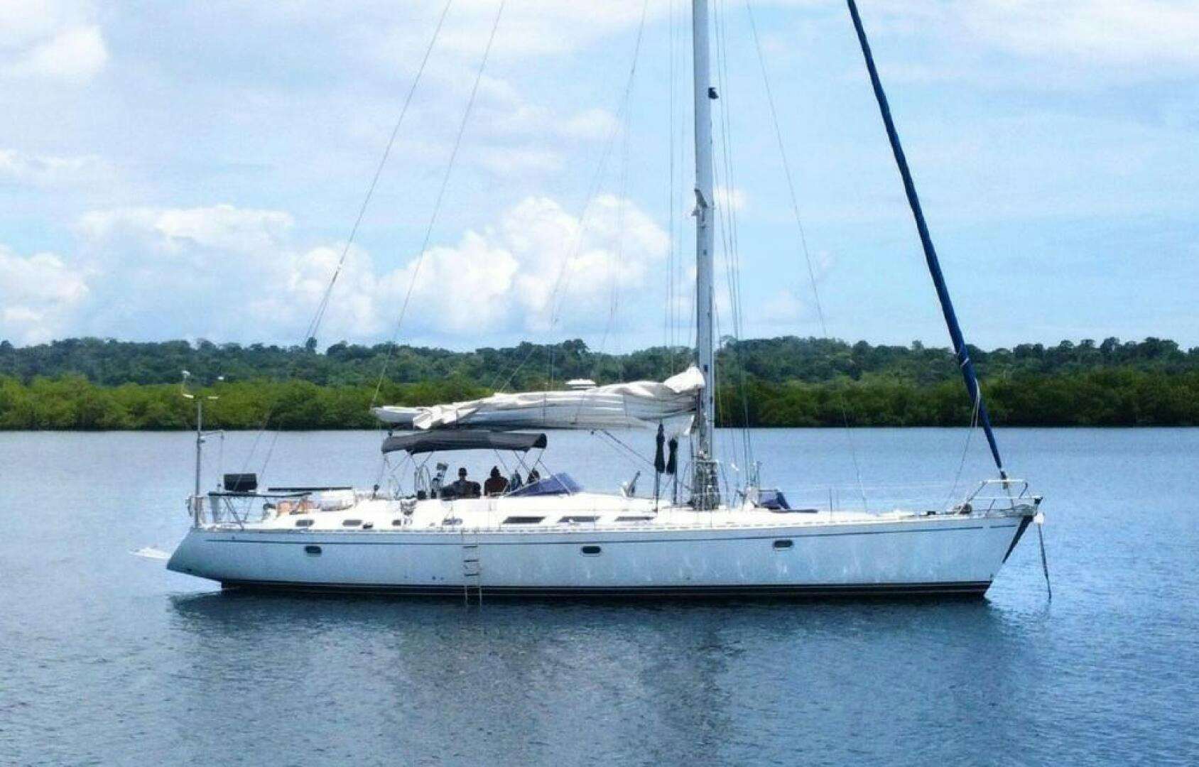 a boat on the water aboard ADELAIDE Yacht for Sale