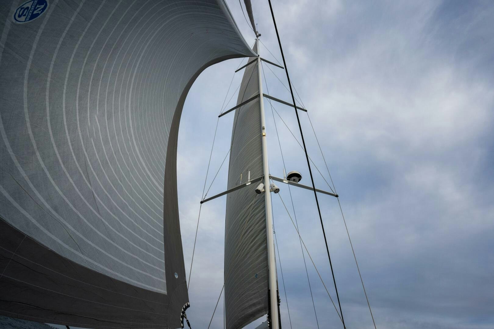 a person on a sailboat aboard FORTITUDE Yacht for Sale