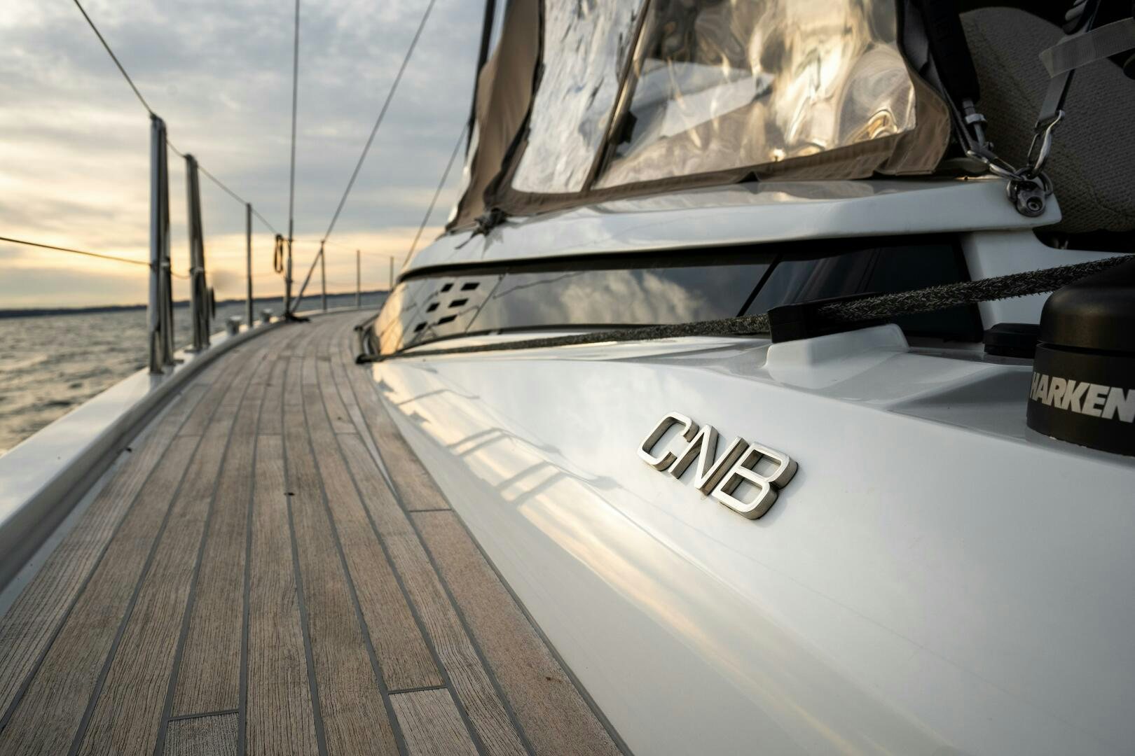 the front of a boat aboard FORTITUDE Yacht for Sale