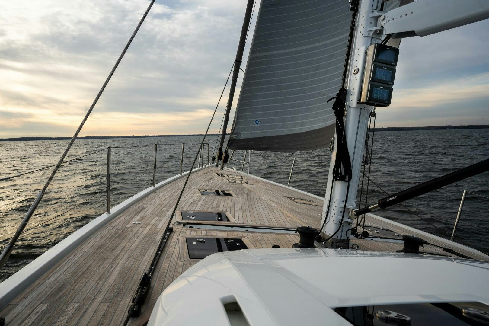 a boat on the water aboard FORTITUDE Yacht for Sale