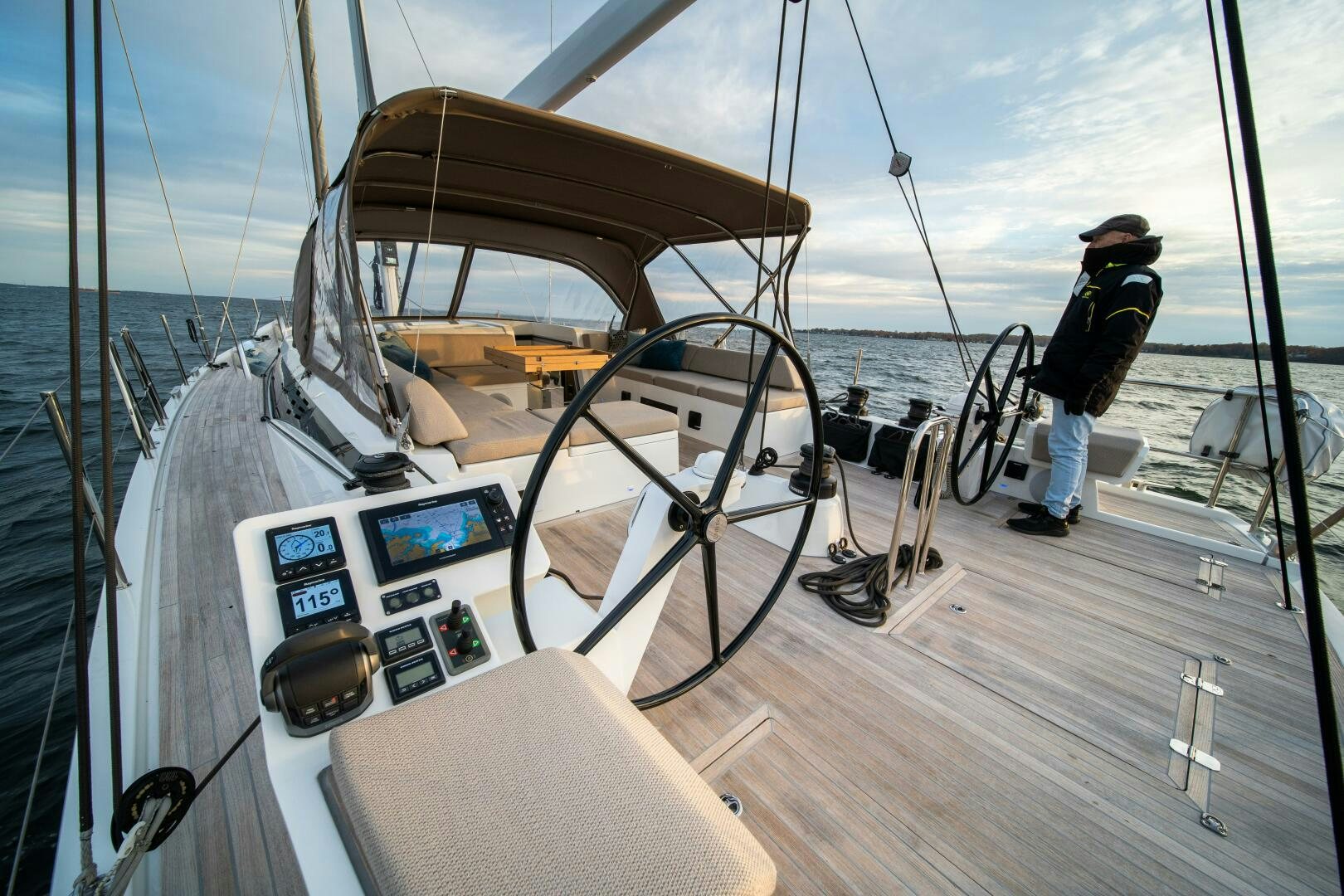 a boat on the water aboard FORTITUDE Yacht for Sale