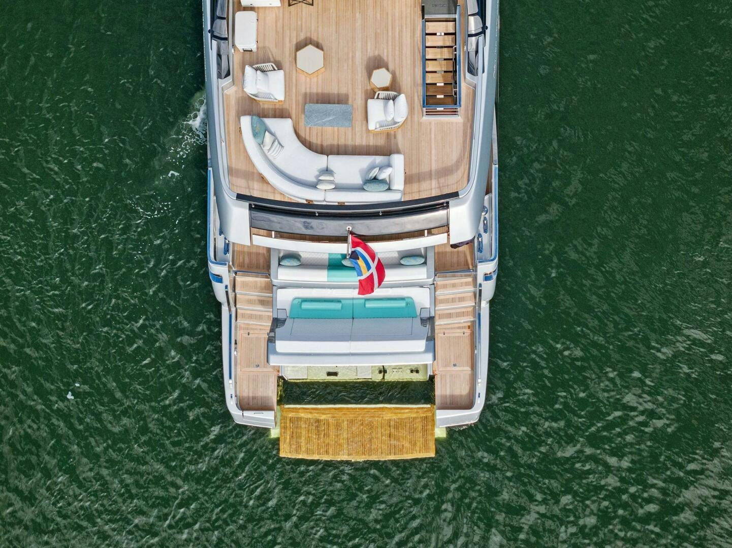 a small white and brown machine aboard CORSARO SUPER Yacht for Sale