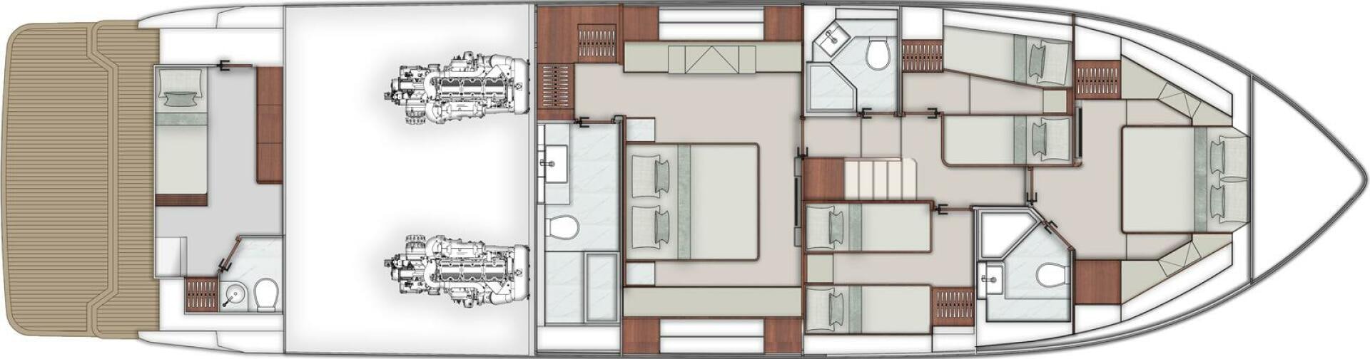 diagram aboard NEW 70 JOHNSON Yacht for Sale