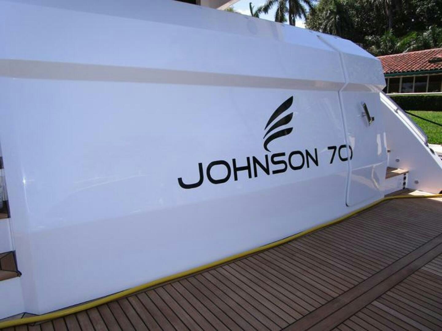 text, letter aboard NEW 70 JOHNSON Yacht for Sale
