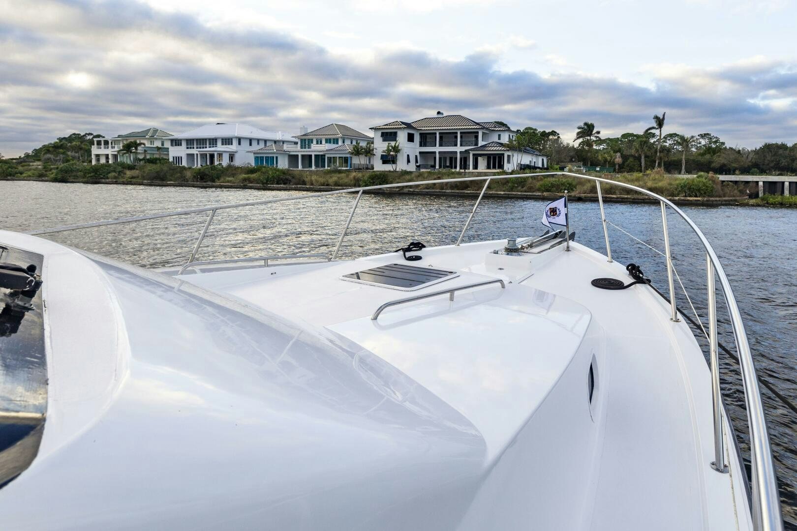 a boat on the water aboard LADY LETICIA V Yacht for Sale