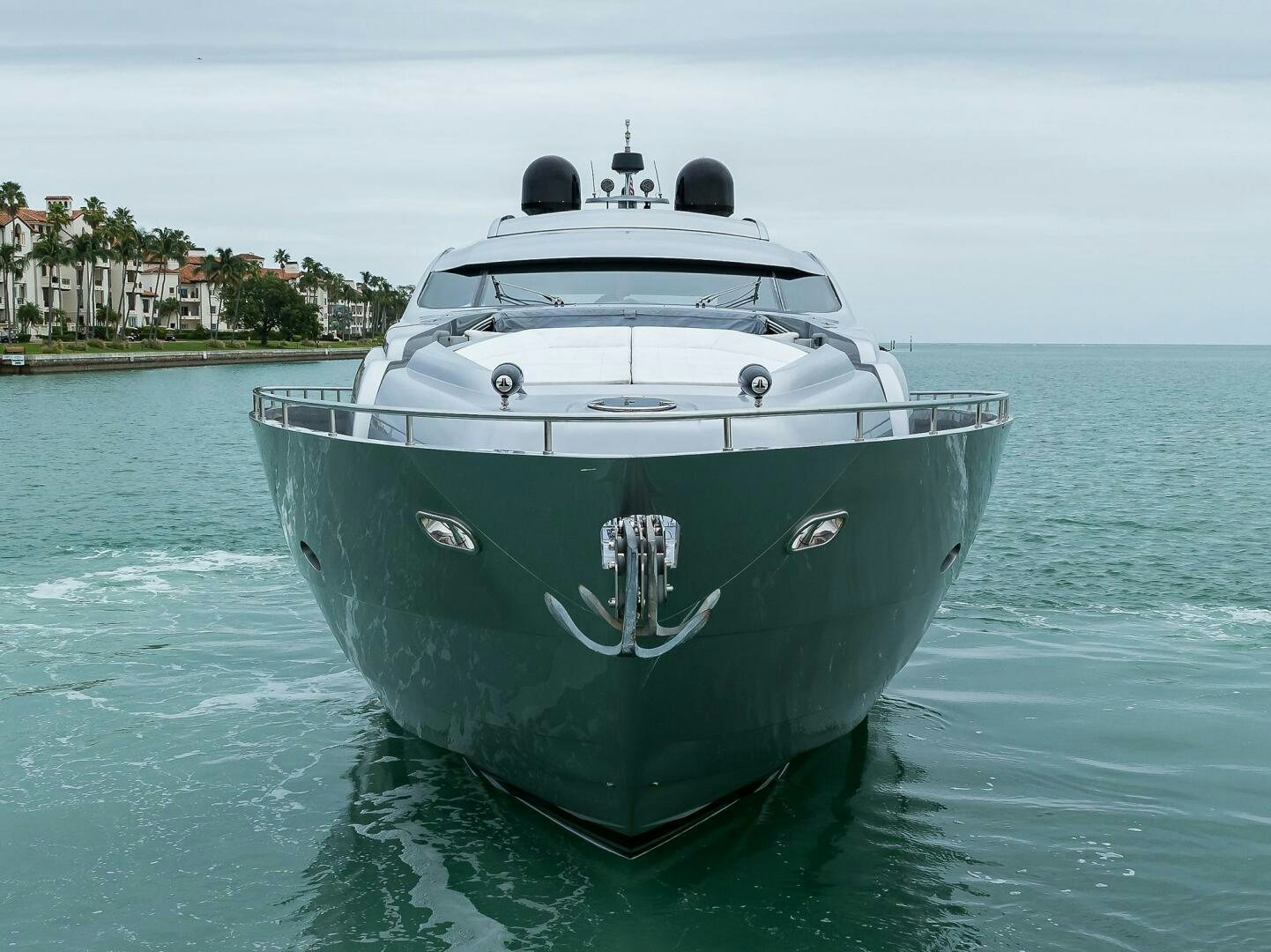 a boat in the water aboard MIURA Yacht for Sale