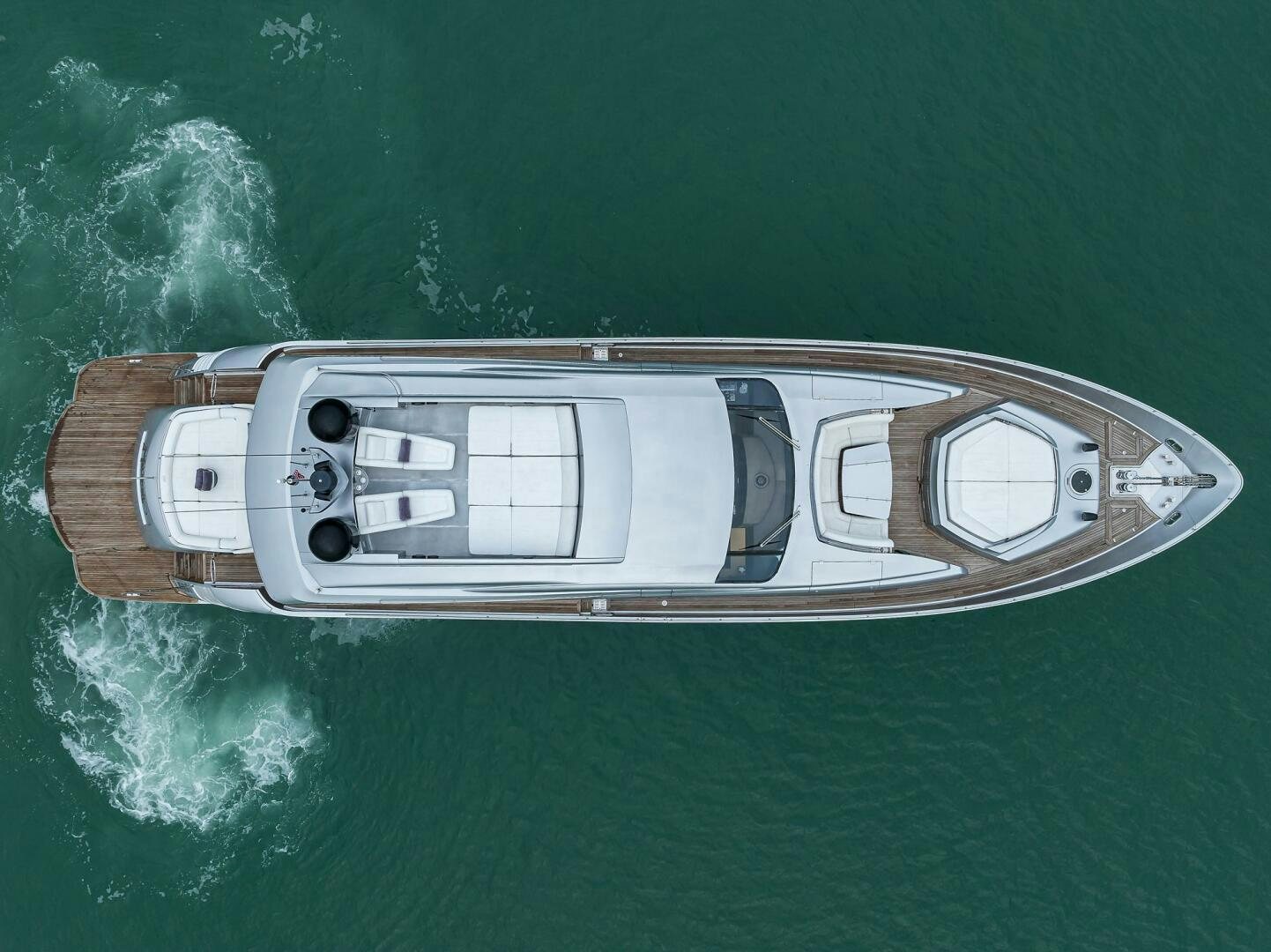 a ship on the water aboard MIURA Yacht for Sale