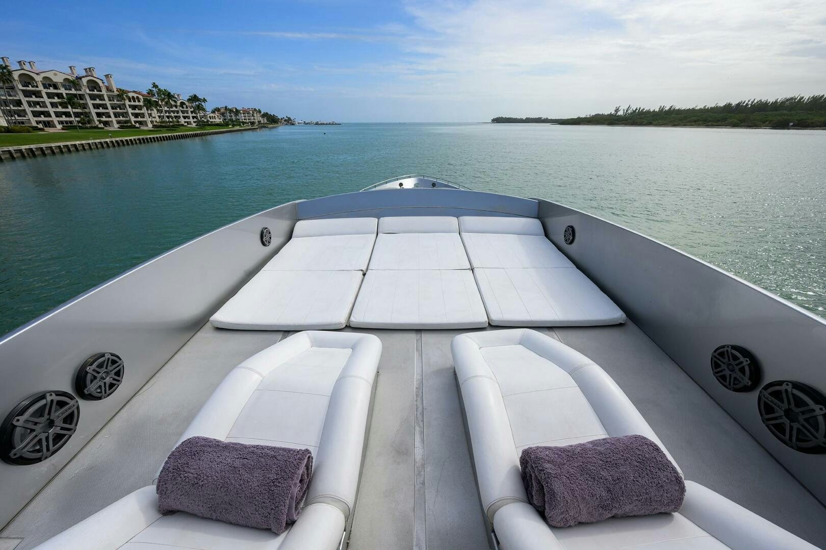a boat on the water aboard MIURA Yacht for Sale